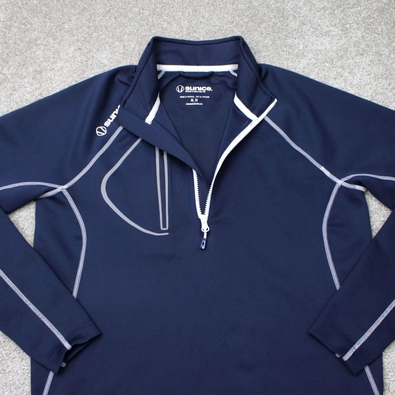 Vintage Sunice Sweatshirt Mens Medium Blue Allendale Stretch 1/4 Zip Golf Pullover Size US M / EU 48-50 / 2 - 5 Thumbnail