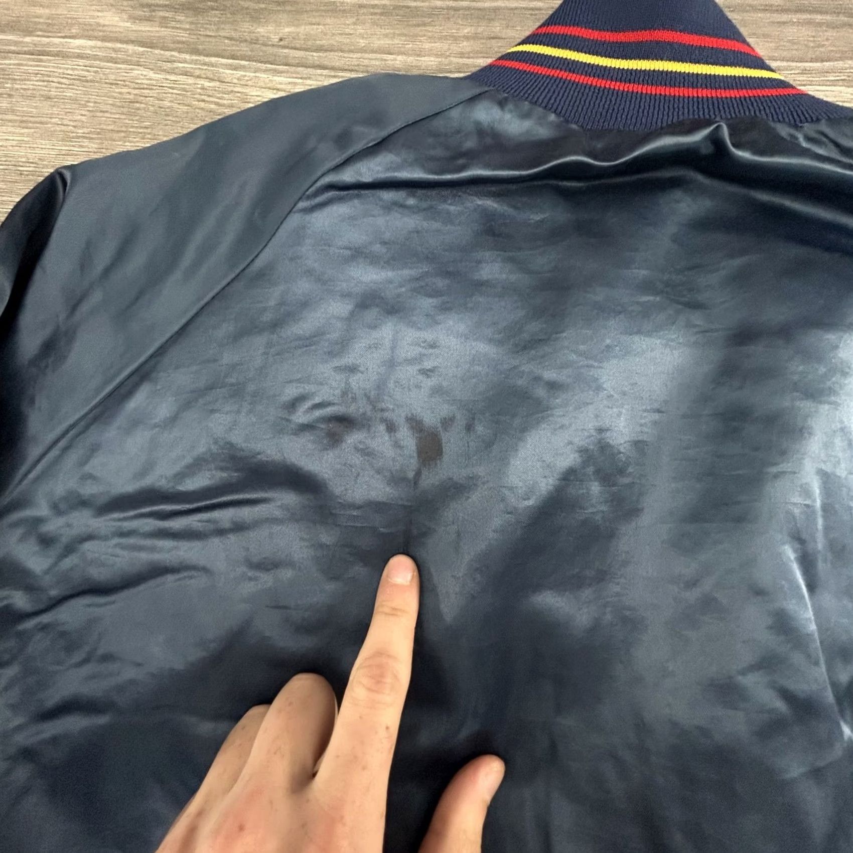 Vintage VINTAGE Anheuser-Busch Satin Bomber Jacket Mens Large Blue 80s Beer Promo Bar MLB Baseball Logo ALBIN Size US L / EU 52-54 / 3 - 6 Thumbnail