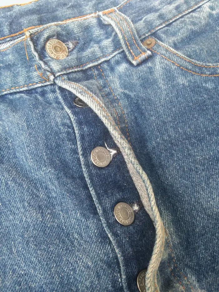 Levi's × Vintage 80s Vintage Levis 501 Made In USA Distressed Jeans 32x30 Size US 32 / EU 48 - 9 Thumbnail
