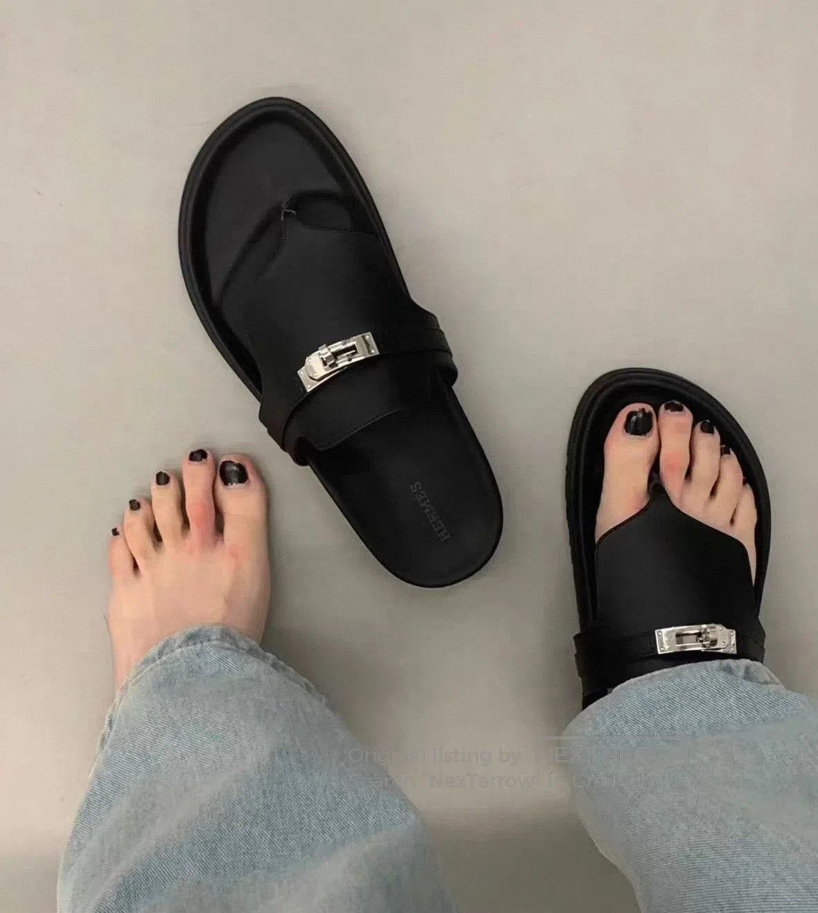 Hermes Hermes Empire Thong Sandals Kelly Buckle. Size US 5 / IT 35 - 5 Thumbnail
