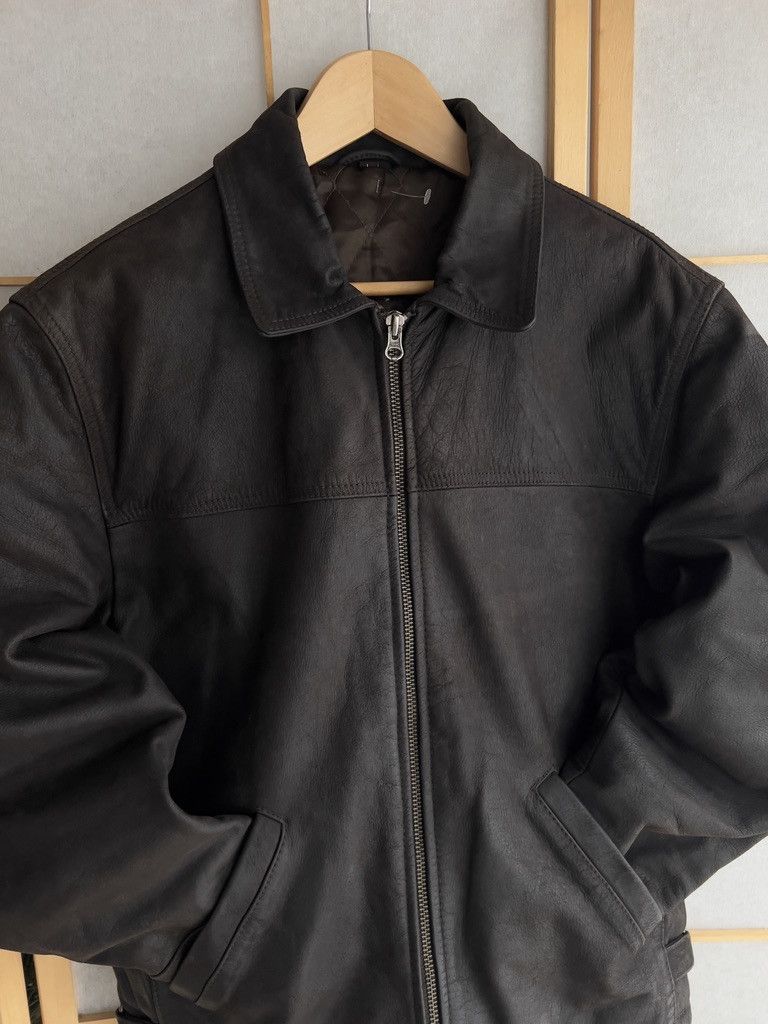 Hysteric Glamour Heavyweight vintage 90s boxy cropped bomber leather jacket L Size US L / EU 52-54 / 3 - 13 Thumbnail
