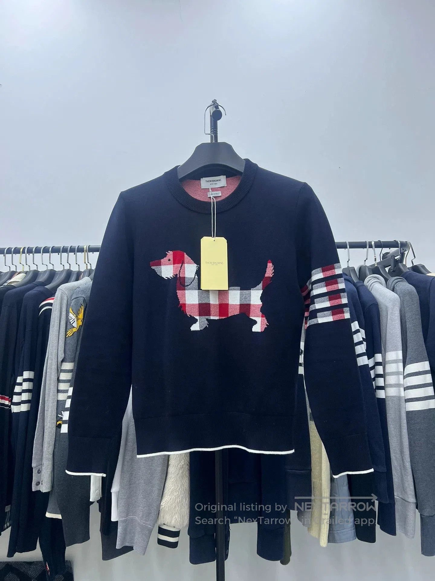 Thom Browne Thom Browne Dog Stripe Knit Sweater. Size US M / EU 48-50 / 2 - 1 Thumbnail