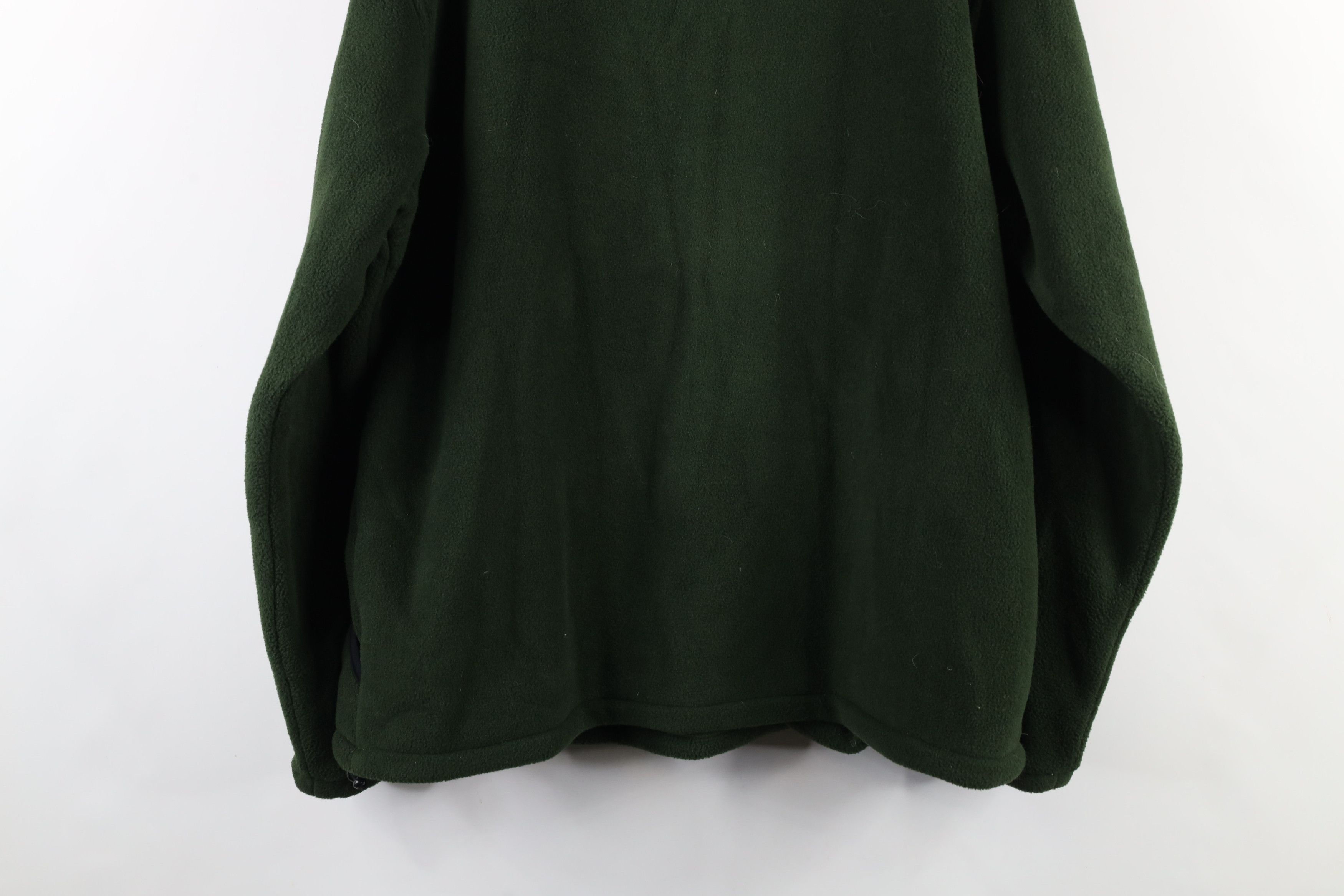 Cabelas × Vintage Vintage 90s Cabelas Half Zip Fleece Pullover Sweater Green Size US L / EU 52-54 / 3 - 11 Thumbnail