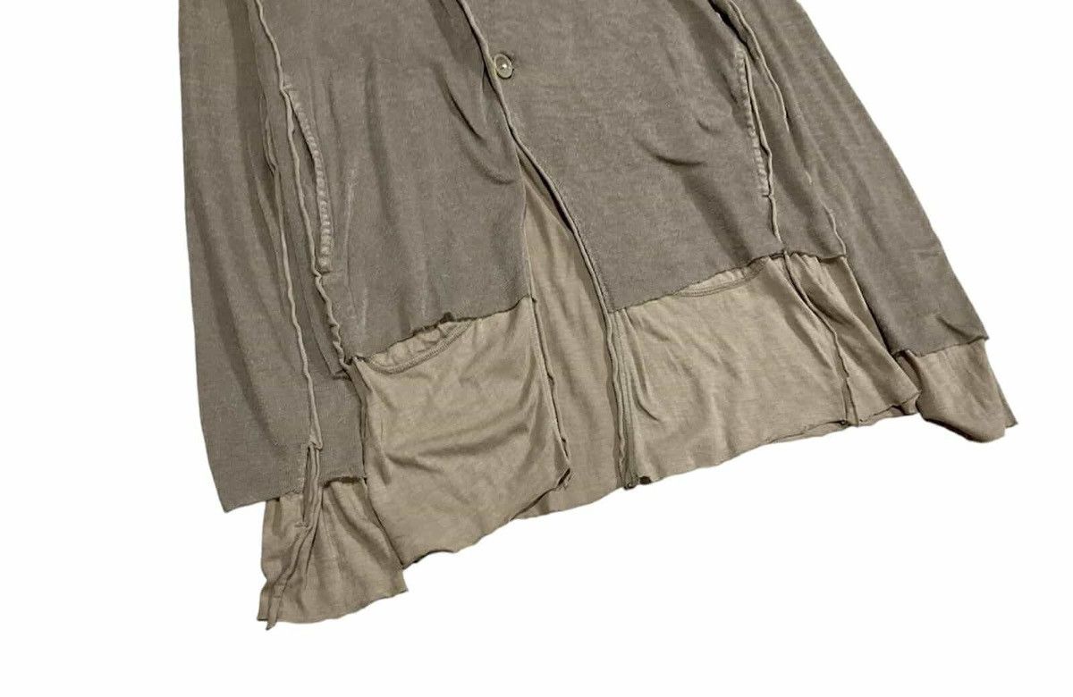 Issey Miyake × Japanese Brand 🔥Sick Y2K One Gravity Diagonal Button Double Layer Cardigan Size US L / EU 52-54 / 3 - 7 Thumbnail