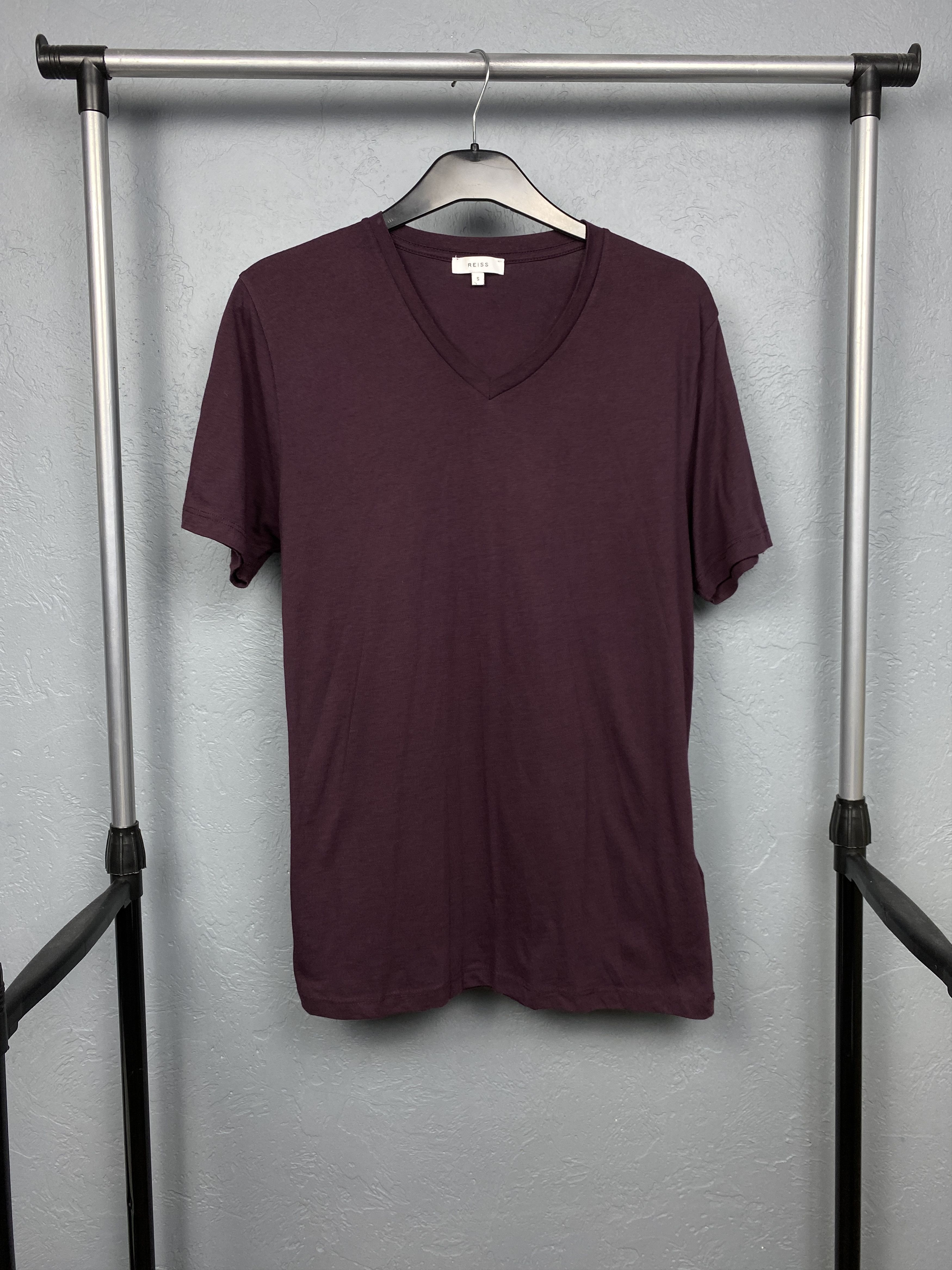 Reiss Reiss Mens V-Neck T-Shirt Size US S / EU 44-46 / 1 - 1 Thumbnail