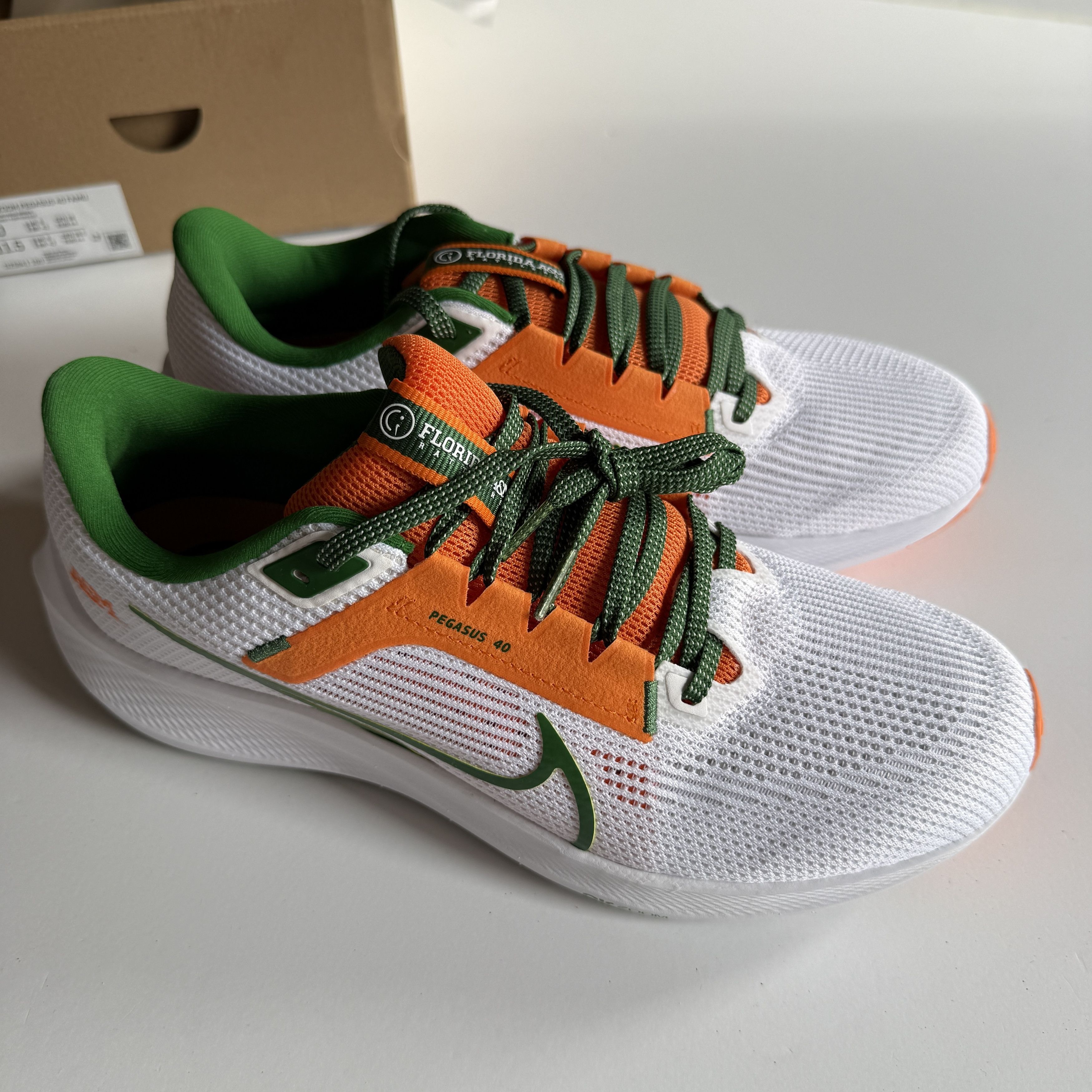 Nike NIKE Air Zoom Pegasus 40 FAMU Running Shoe Size US 10 / EU 43 - 1 Thumbnail