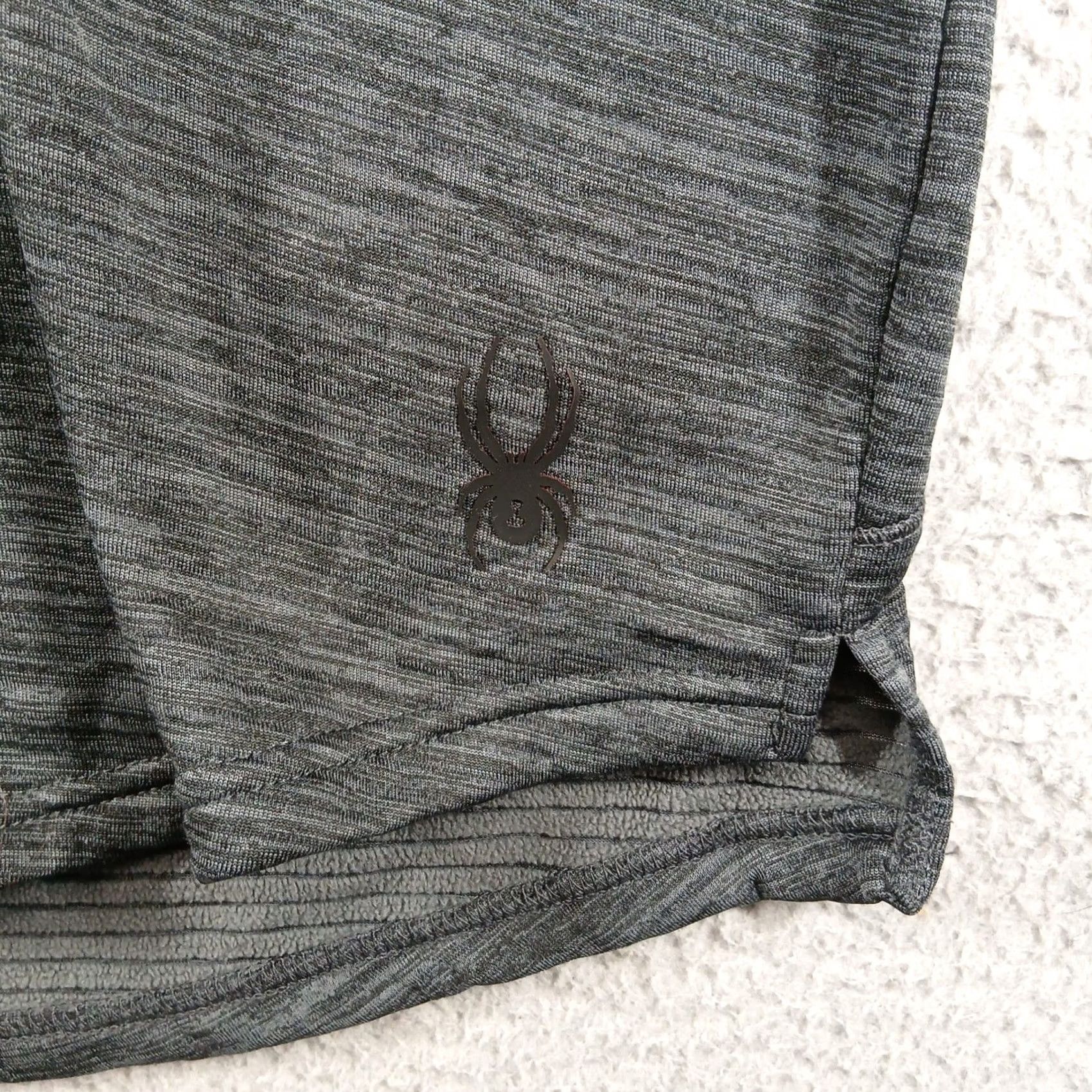 Spyder Spyder Active Performance Hoodie Men's Small Grey Space Dye Funnel Neck Size US L / EU 52-54 / 3 - 6 Thumbnail