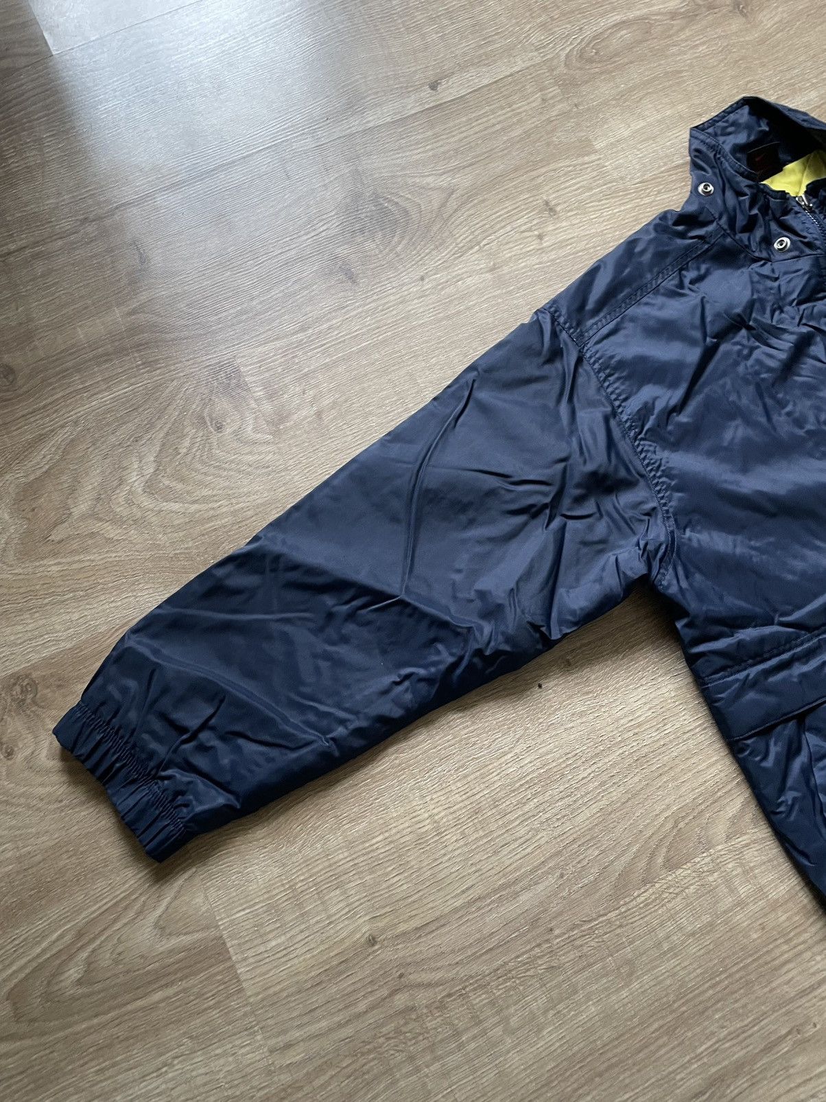 Nike Vintage 90s Nike Swoosh Logo Accent Quilted Coat Jacket Size US S / EU 44-46 / 1 - 8 Thumbnail