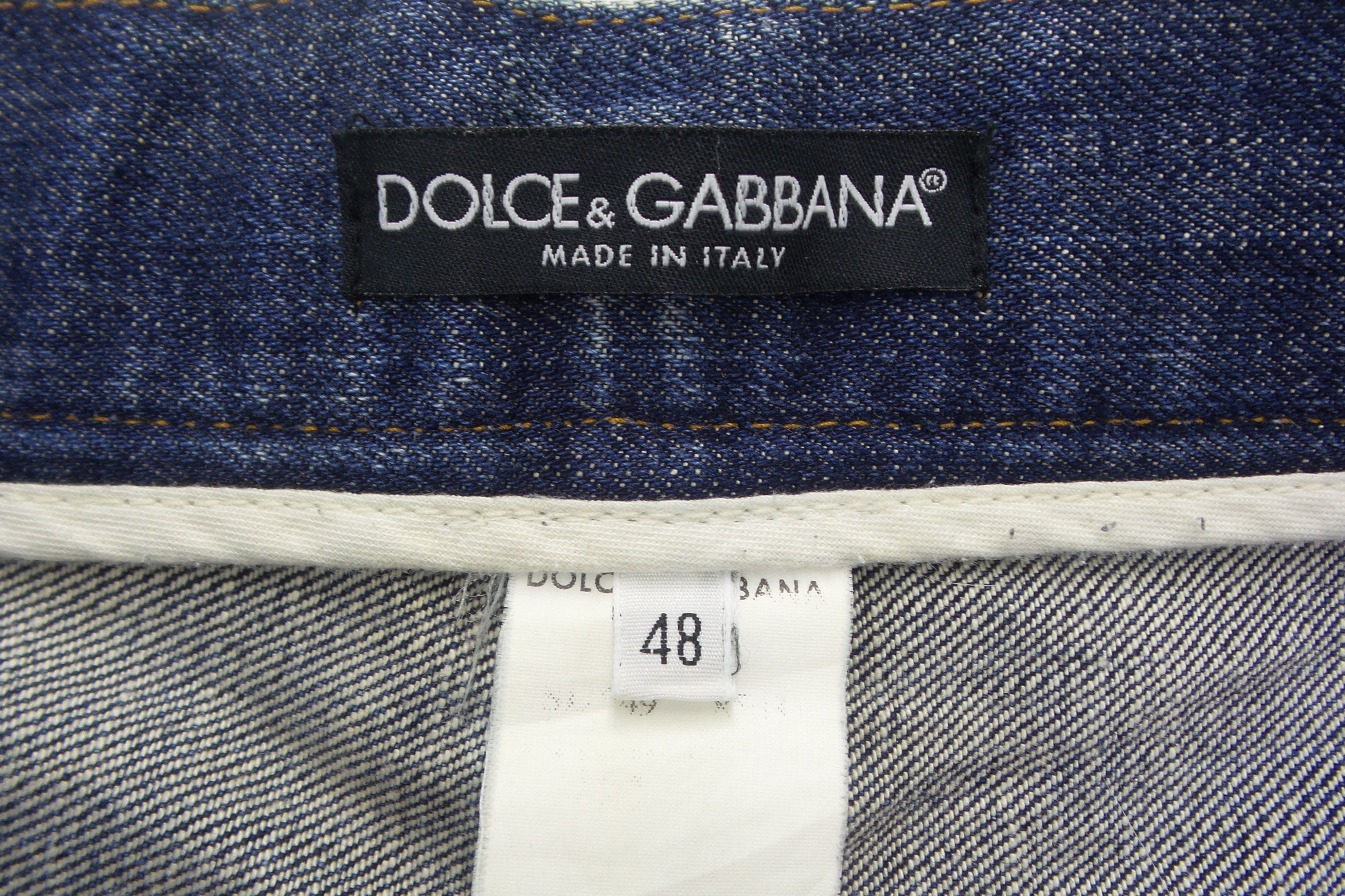 Dolce & Gabbana Dolce & Gabbana Button Fly Stonewashed Jeans W34xL38.5 Size US 34 / EU 50 - 4 Thumbnail