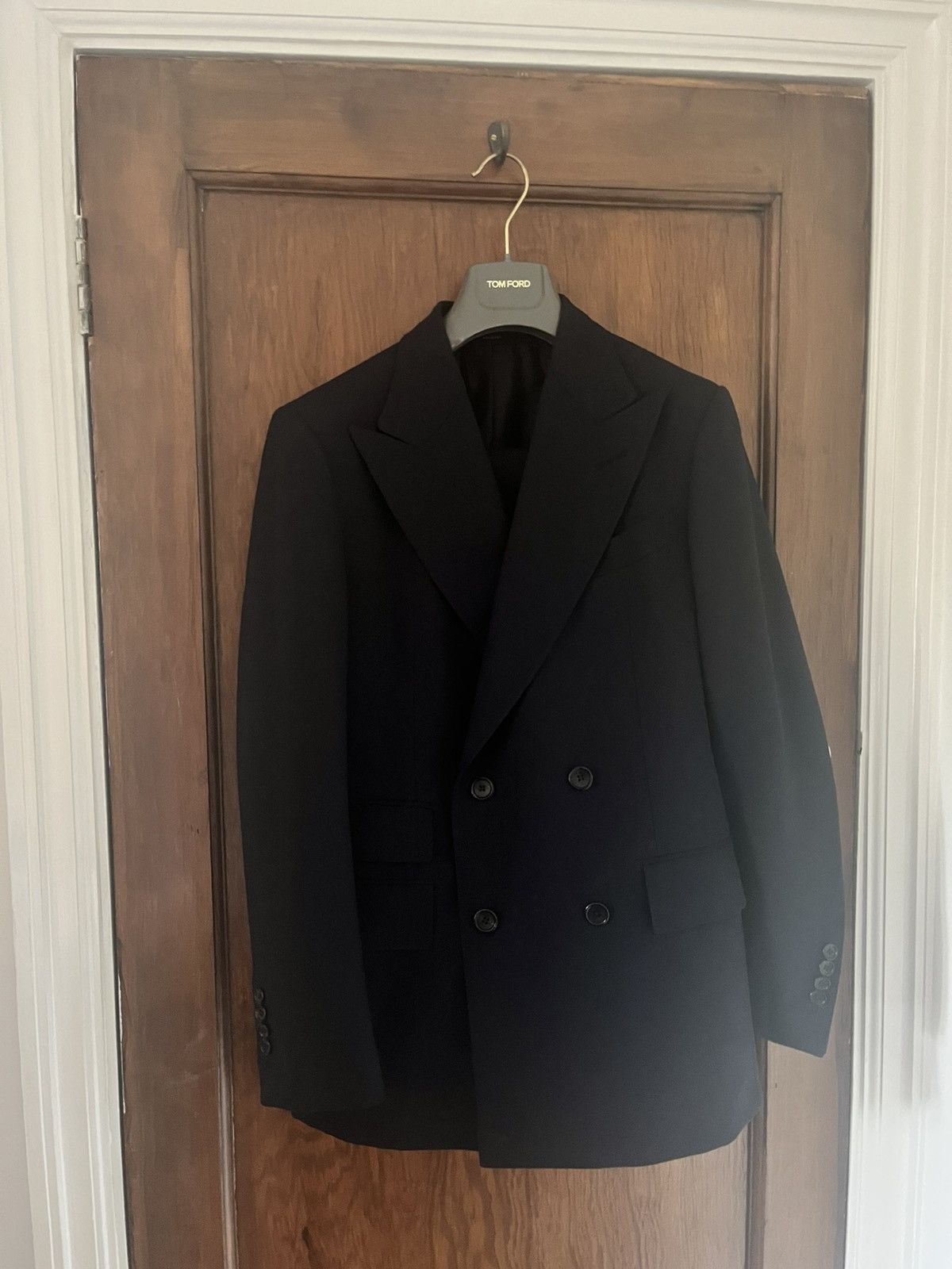 Tom Ford navy double breasted suit uk 36/it 46 w32