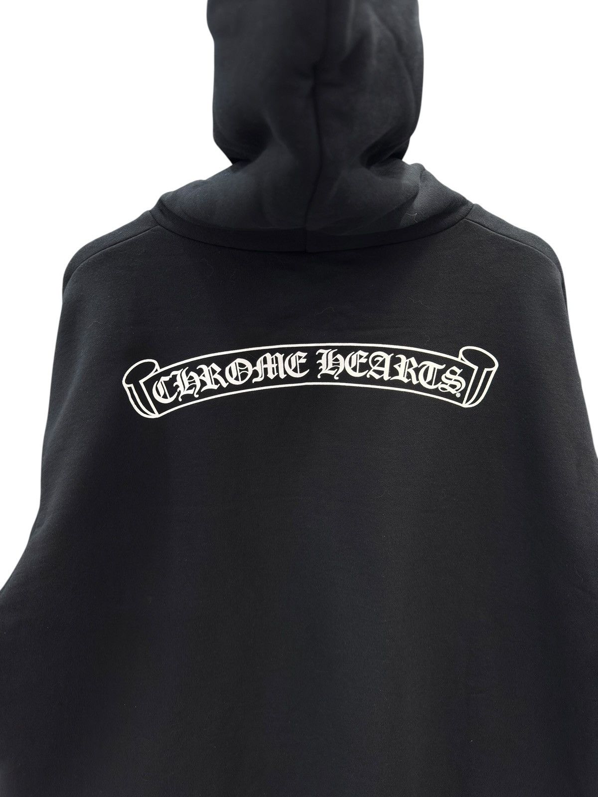 Chrome Hearts Chrome Hearts Black Scroll Pullover Hoodie Size US XL / EU 56 / 4 - 6 Thumbnail