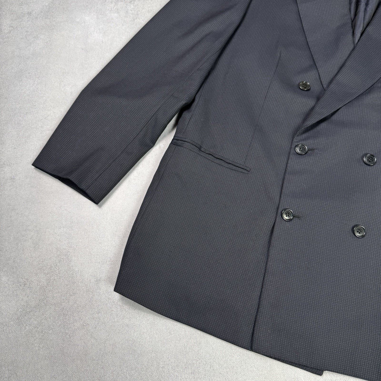 Brioni Brioni Wool Blazer Double Breasted Striped Italy Size 54/44 Size 44R - 7 Thumbnail
