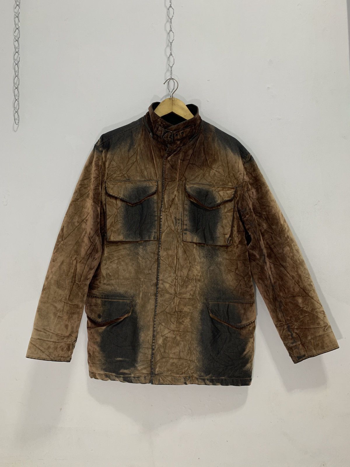 In The Attic IN THE ATTIC PAINT SPLASH PUNK STYLE CORDUROY DENIM JACKET Size US L / EU 52-54 / 3 - 2 Thumbnail