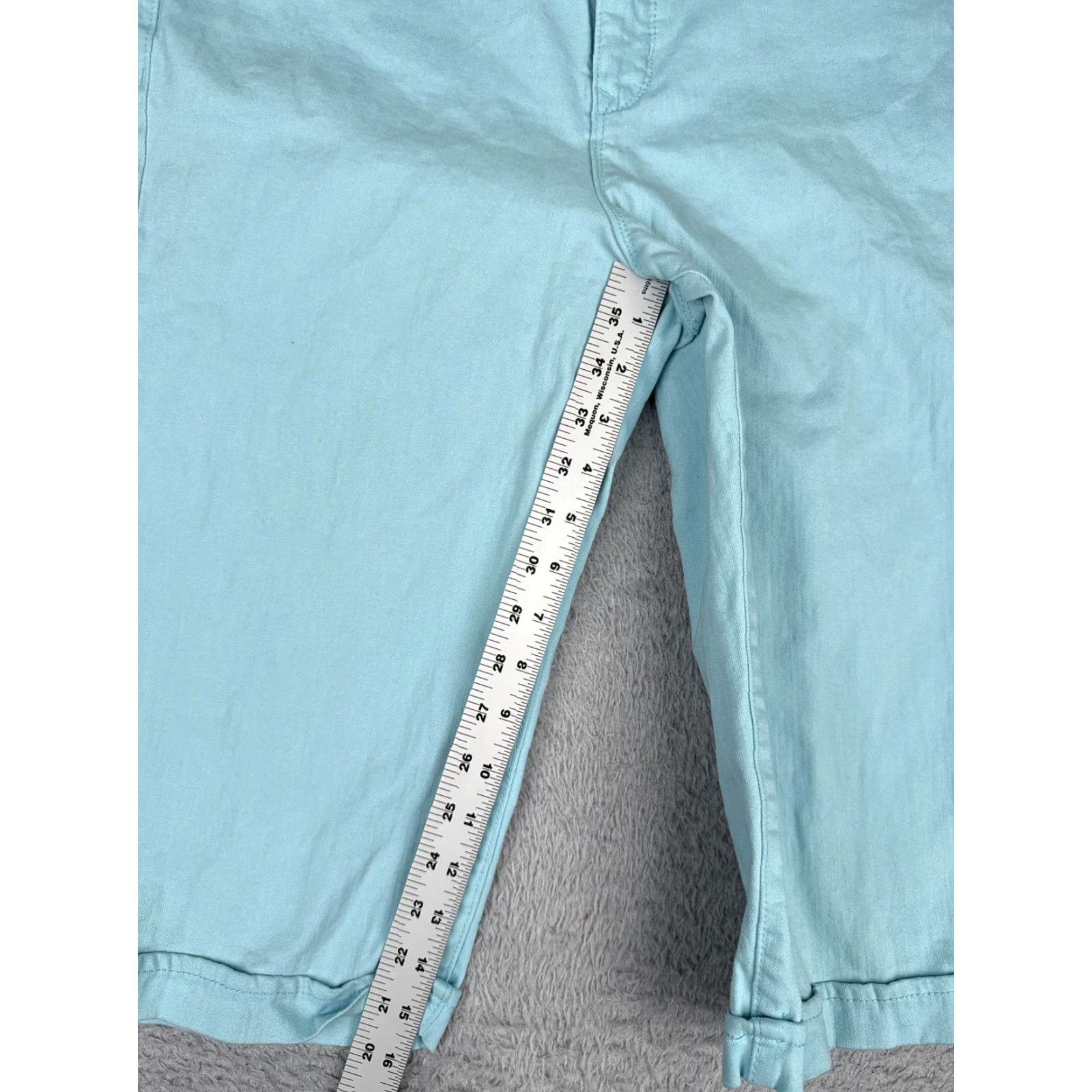 Gloria Vanderbilt Gloria Vanderbilt Jeans Capri Womens 10 Blue Mid Rise Stretch Denim 30x16 Jeans Capri Women Size 10 Blue Mid Rise Stretch Denim Capris Vintage No Size 32" / US 10 / IT 46 - 6 Thumbnail