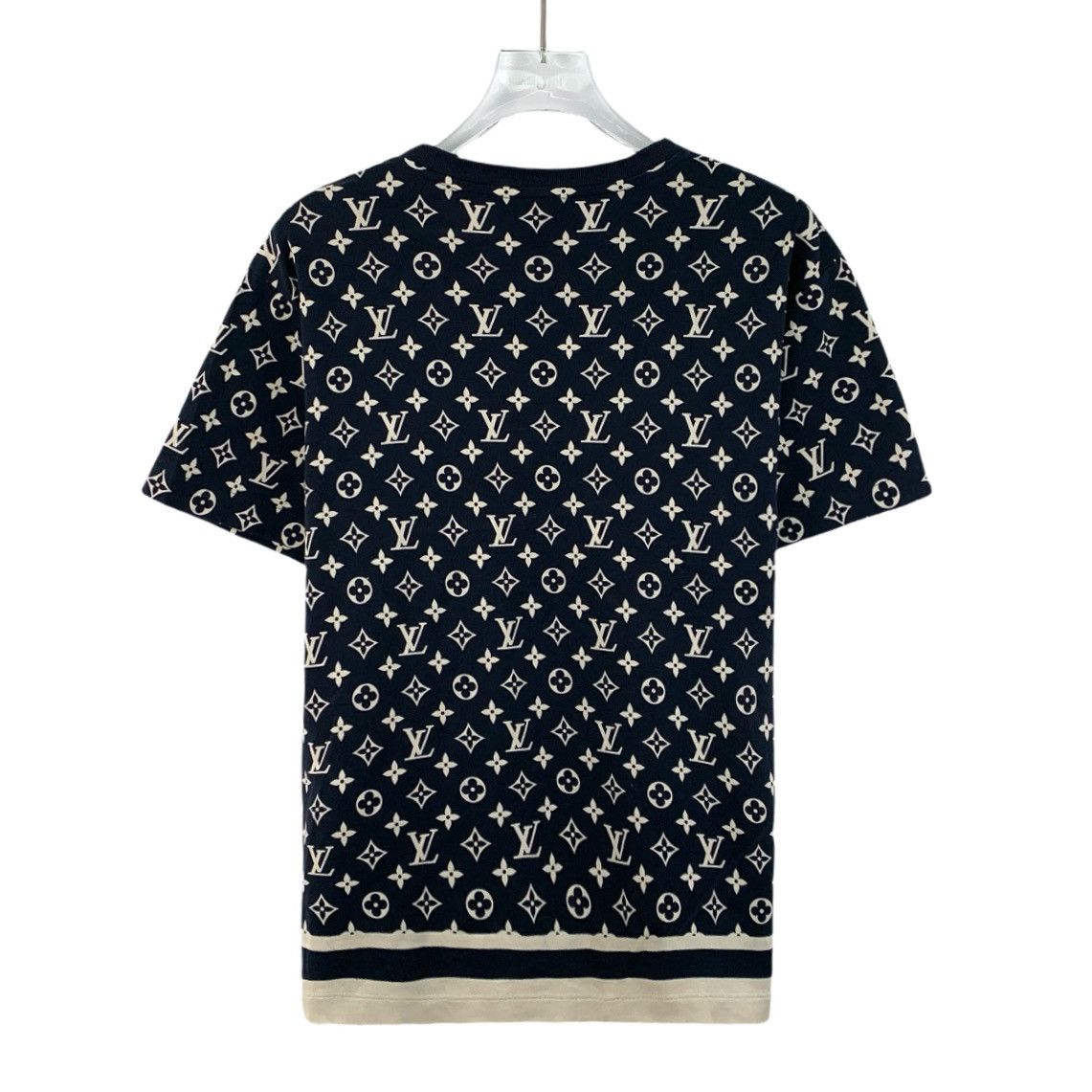 Louis Vuitton Louis Vuitton 23 collection Black Logo Cotton T-Shirt Size S / US 4 / IT 40 - 2 Thumbnail