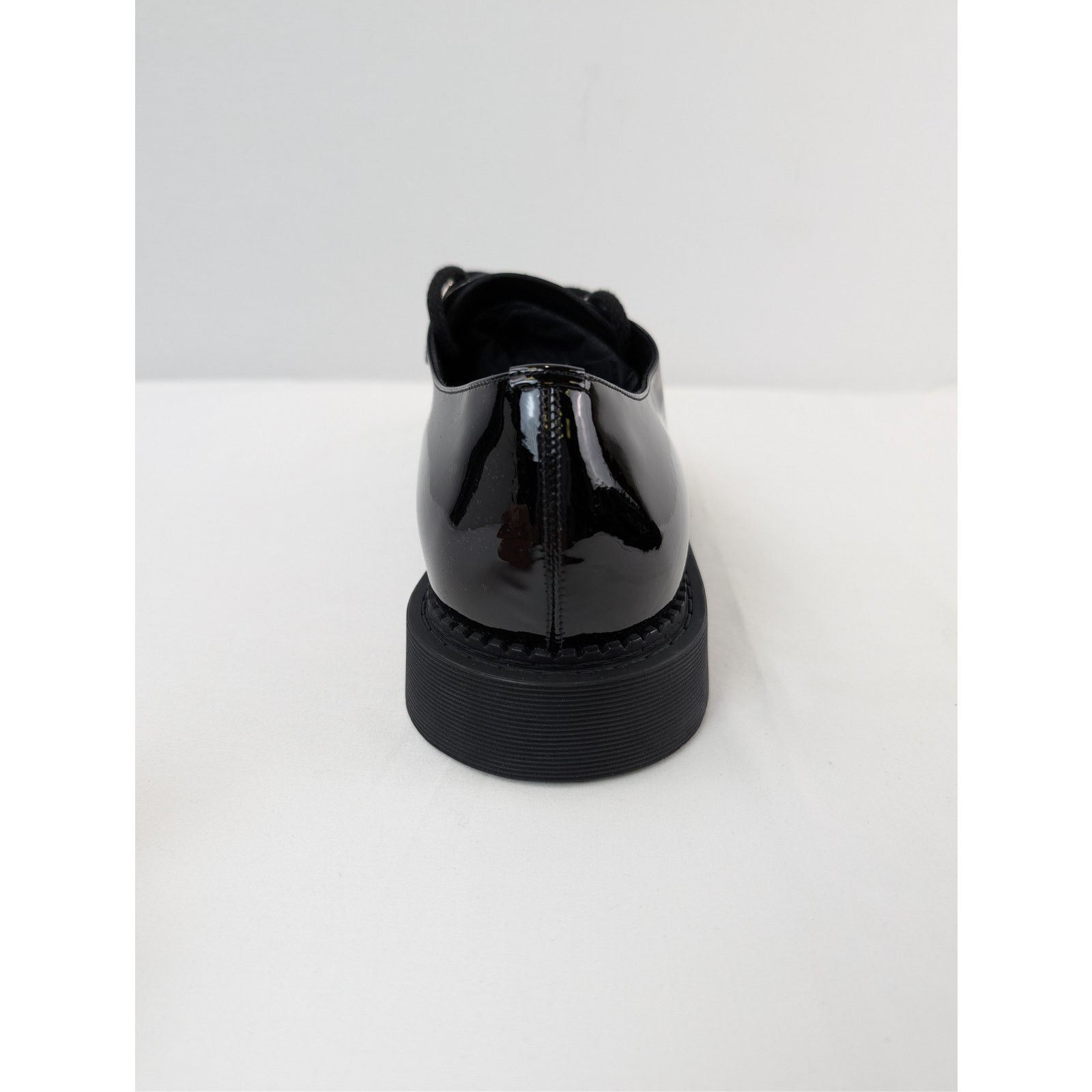 Saint Laurent Paris o1rshd1 Shiny Patent Leather Teddy Derby Shoes Boots Black Size US 12 / EU 45 - 16 Thumbnail