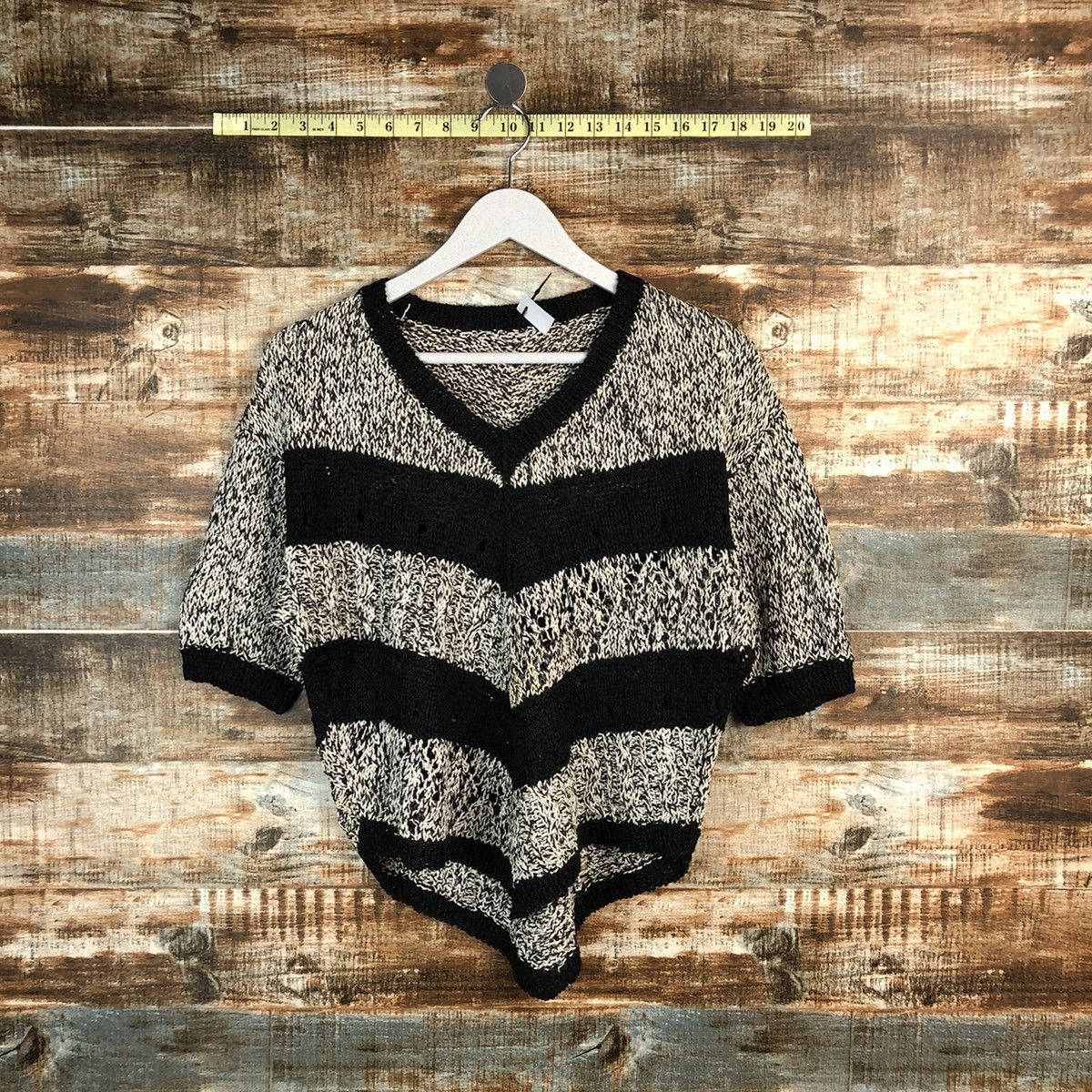 Homespun Knitwear × Japanese Brand Japanese Brand Grey Knitwear #A1667 Size M / US 6-8 / IT 42-44 - 1 Thumbnail