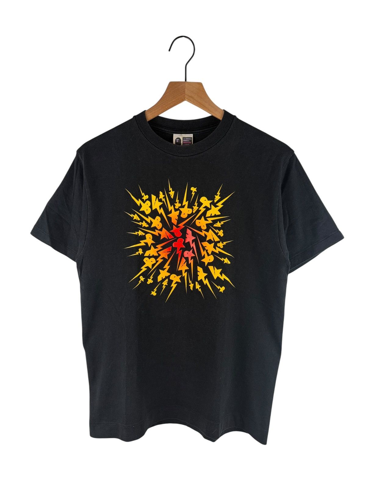 Bape × Kaws 2005 Bape x Kaws Lightning Print Tee Size US M / EU 48-50 / 2 - 1 Thumbnail