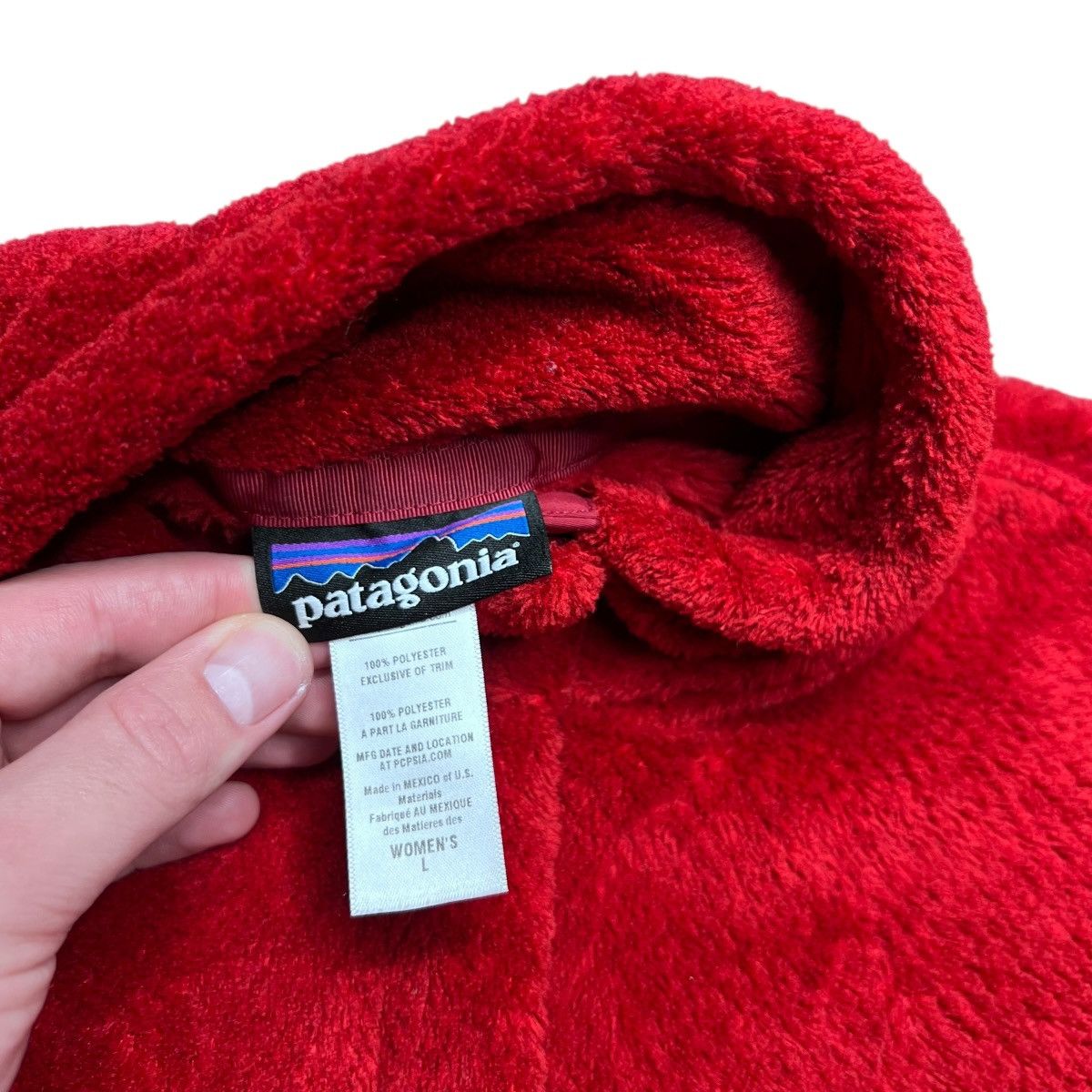 Patagonia Patagonia Women’s Red Re-Tool Snap T Polartec Fleece Sweater Size L / US 10 / IT 46 - 2 Thumbnail