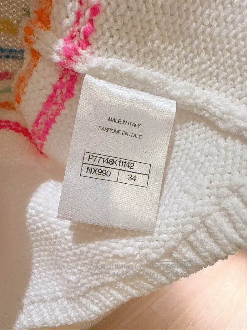 Chanel Chanel 24S spring and summer rainbow strip three-quarter s Size XXS / US 00 / IT 34 - 8 Thumbnail