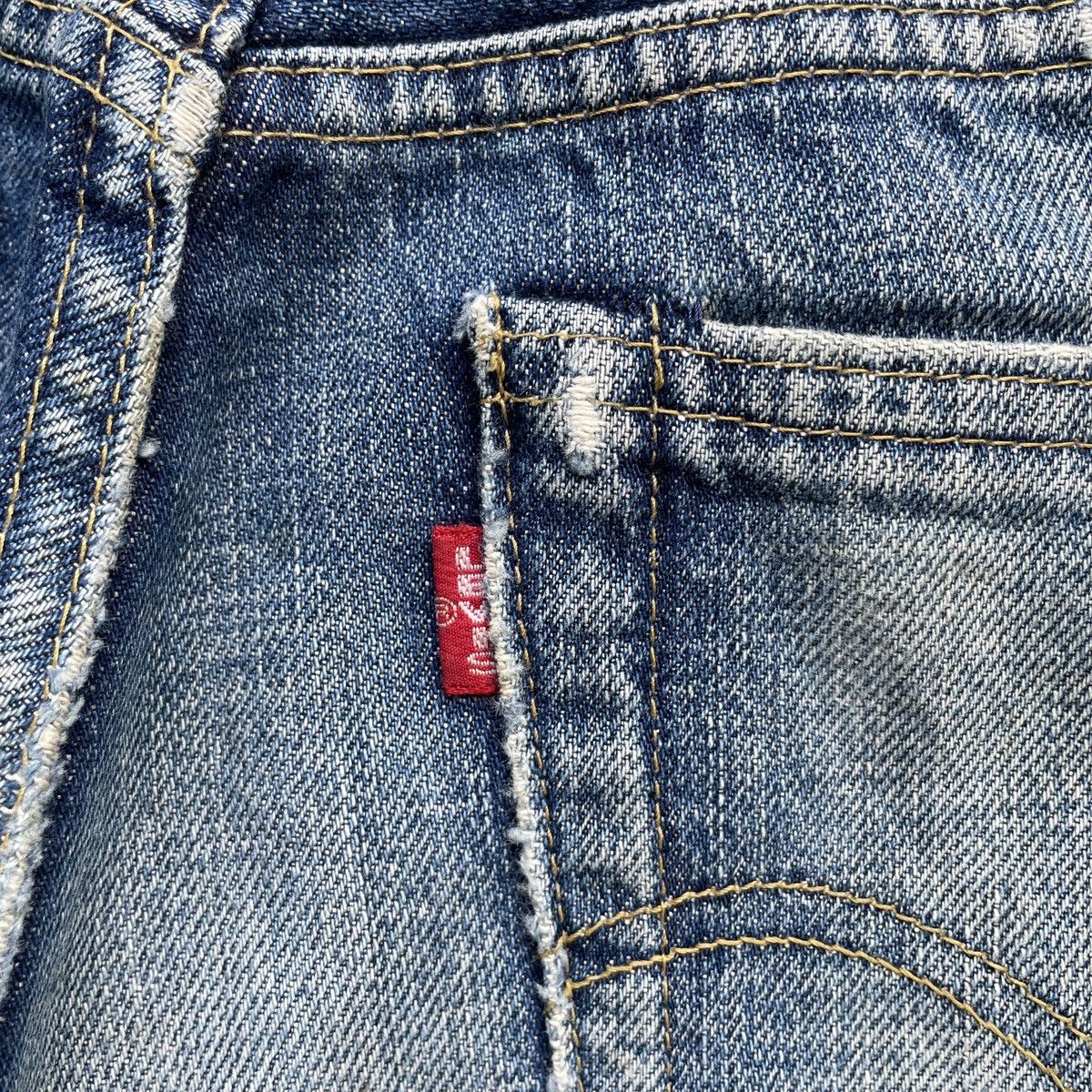 Levi's Vintage Levi’s 503 Big E Ripped Jeans Selvedge Denim Pants Size US 31 - 10 Thumbnail