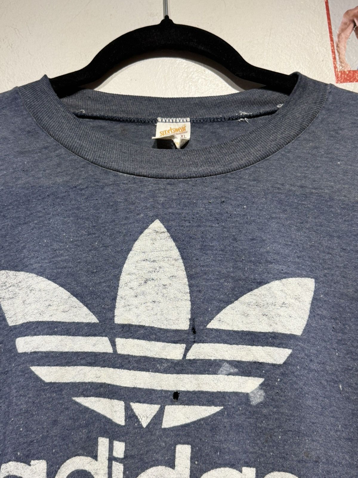 Adidas 1970s Adidas logo tee Size US XL / EU 56 / 4 - 10 Thumbnail