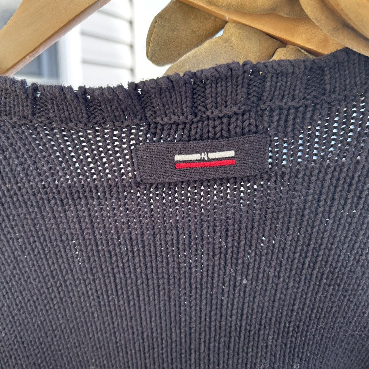 Nautica × Vintage 90s Nautica textured sweater Size US XXL / EU 58 / 5 - 5 Thumbnail