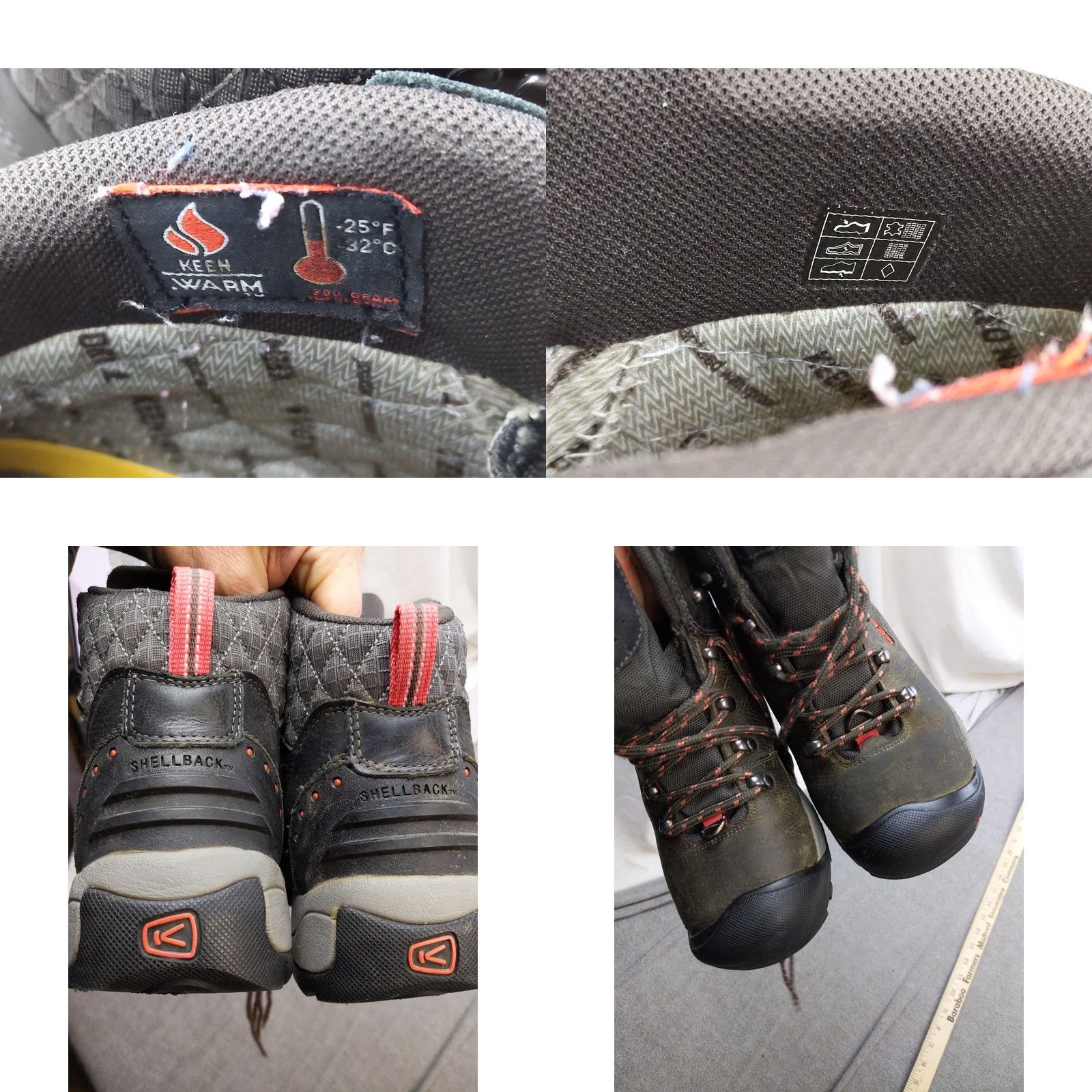 KEEN KEEN Shellback Boots Womens Size 8 38.5 Brown Leather Ankle Waterproof Snow Size US 8 / IT 38 - 8 Thumbnail