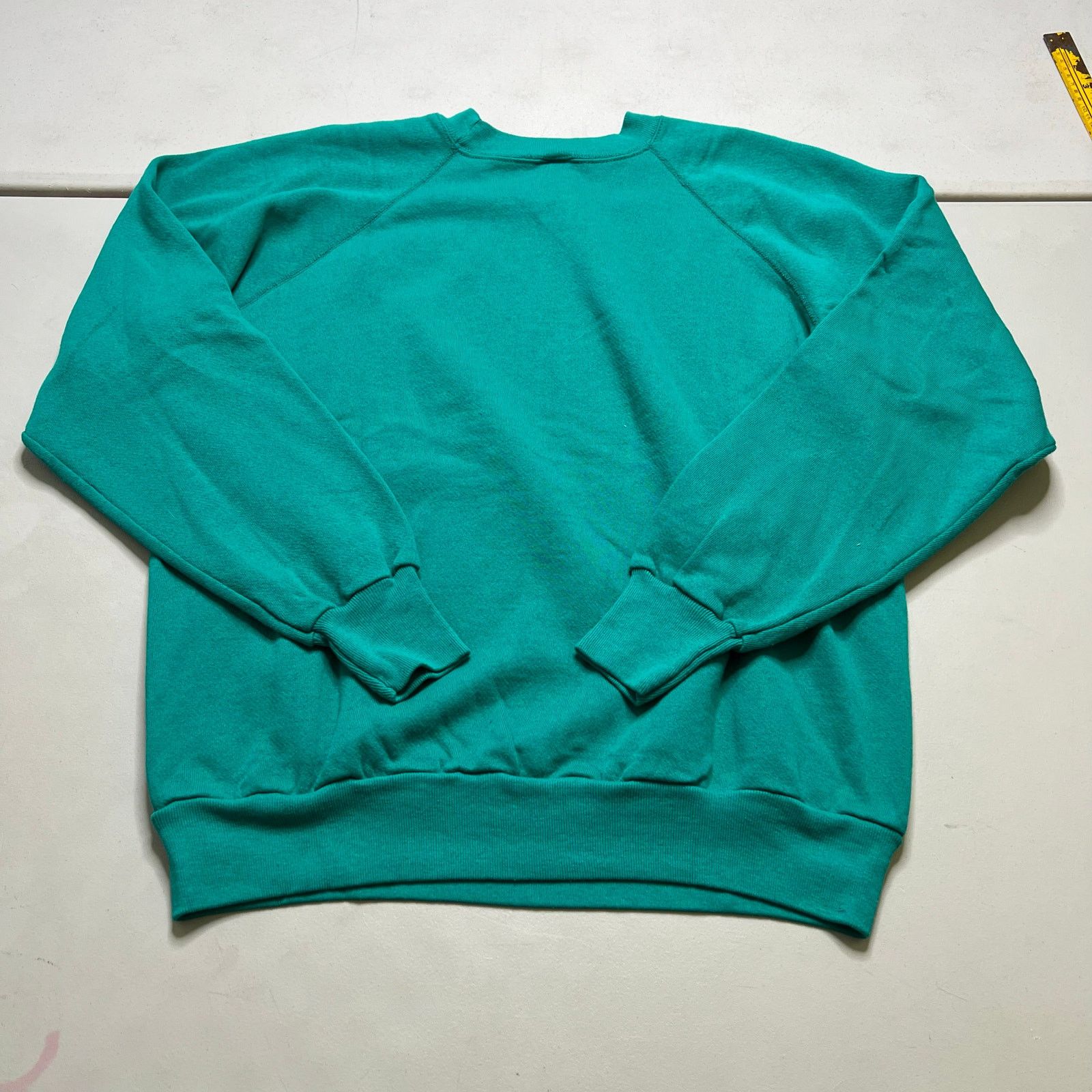 Vintage Vintage JE Morgan USA Made Crewneck Sweatshirt Green L 80s Size US L / EU 52-54 / 3 - 7 Thumbnail
