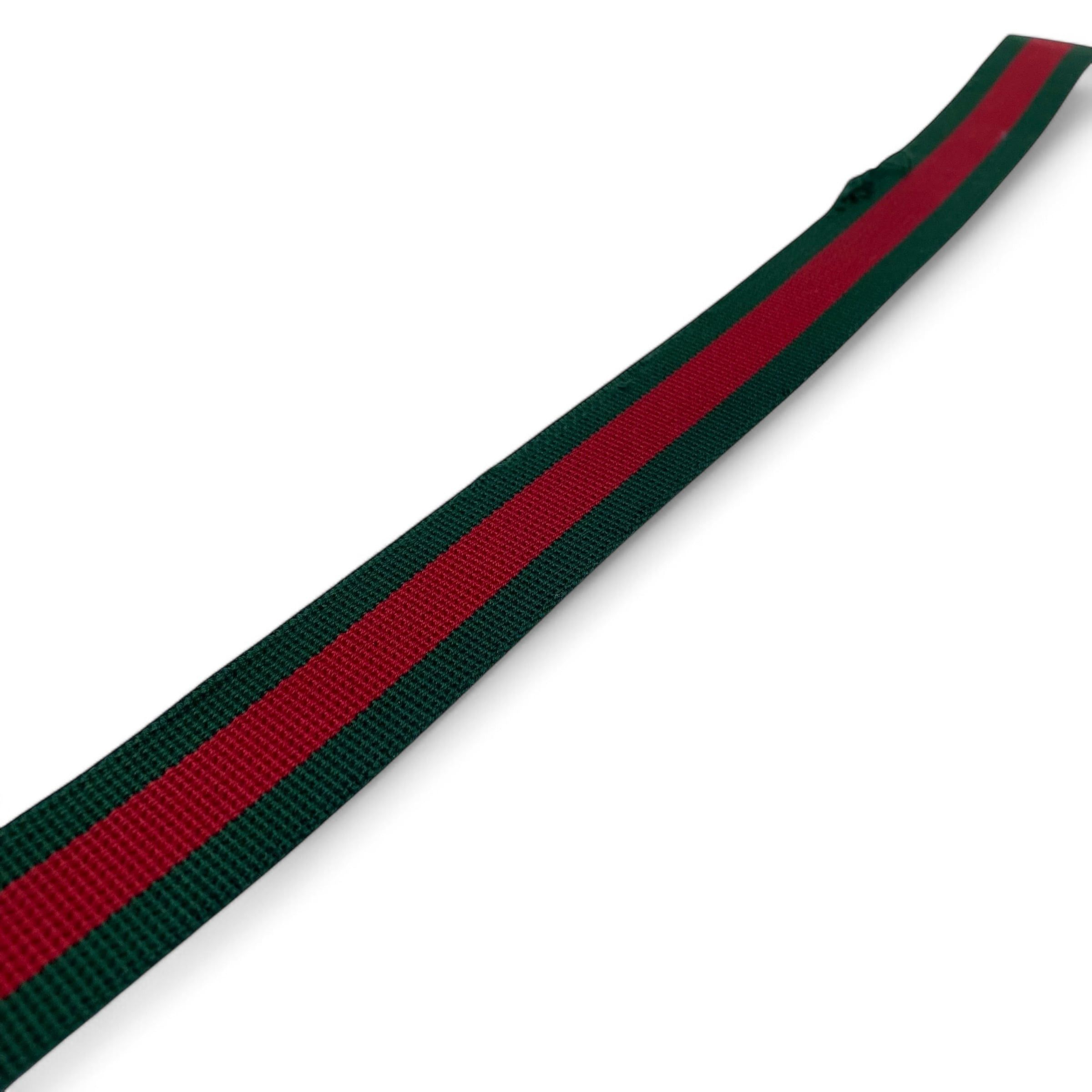 Gucci Vintage Gucci Shelly Line Belt Web Line Size ONE SIZE - 3 Thumbnail