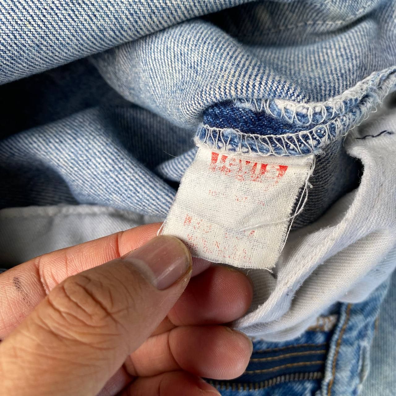 Levi's Vintage Clothing VINTAGE LEVI’S 505 MUDWASH - 90s USA 553 BUTTON STAMP W33 Size US 33 - 17 Thumbnail