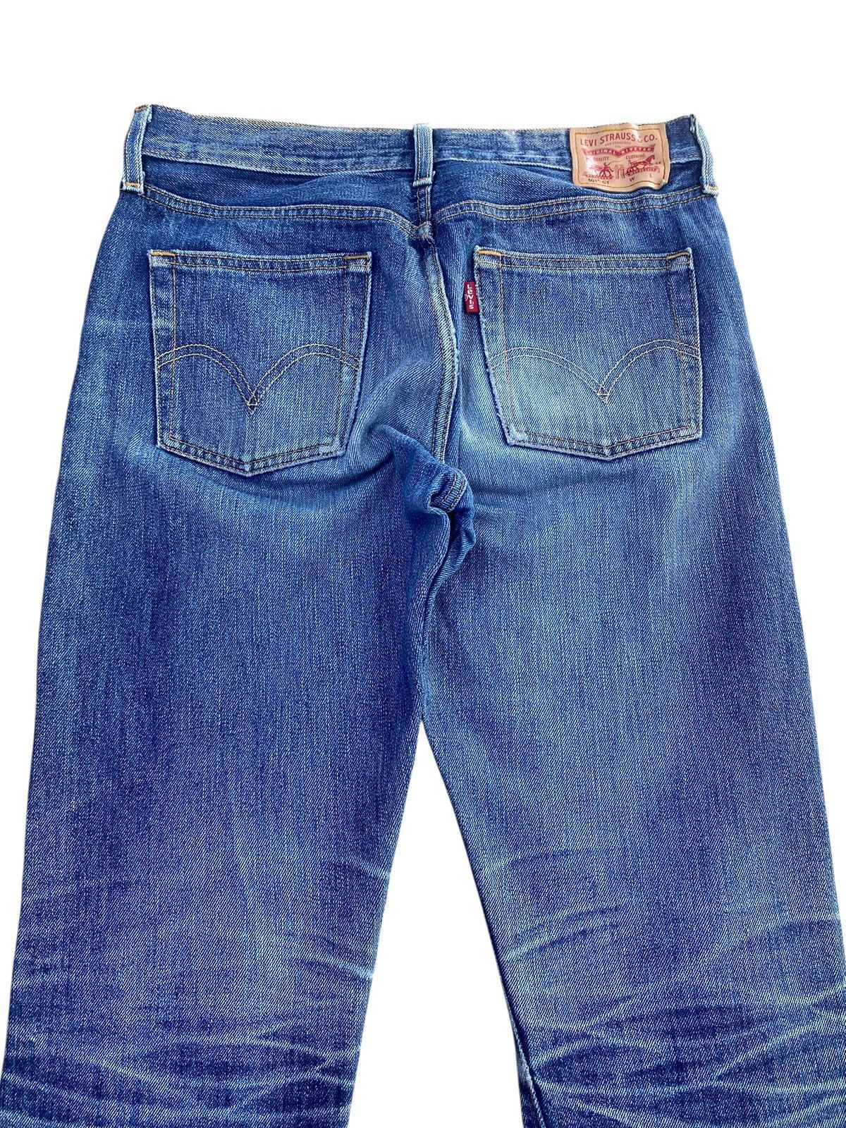 Levi's Levi’s Ripped Acid Blue Wash Style Loose Jeans Size US 30 / EU 46 - 4 Thumbnail