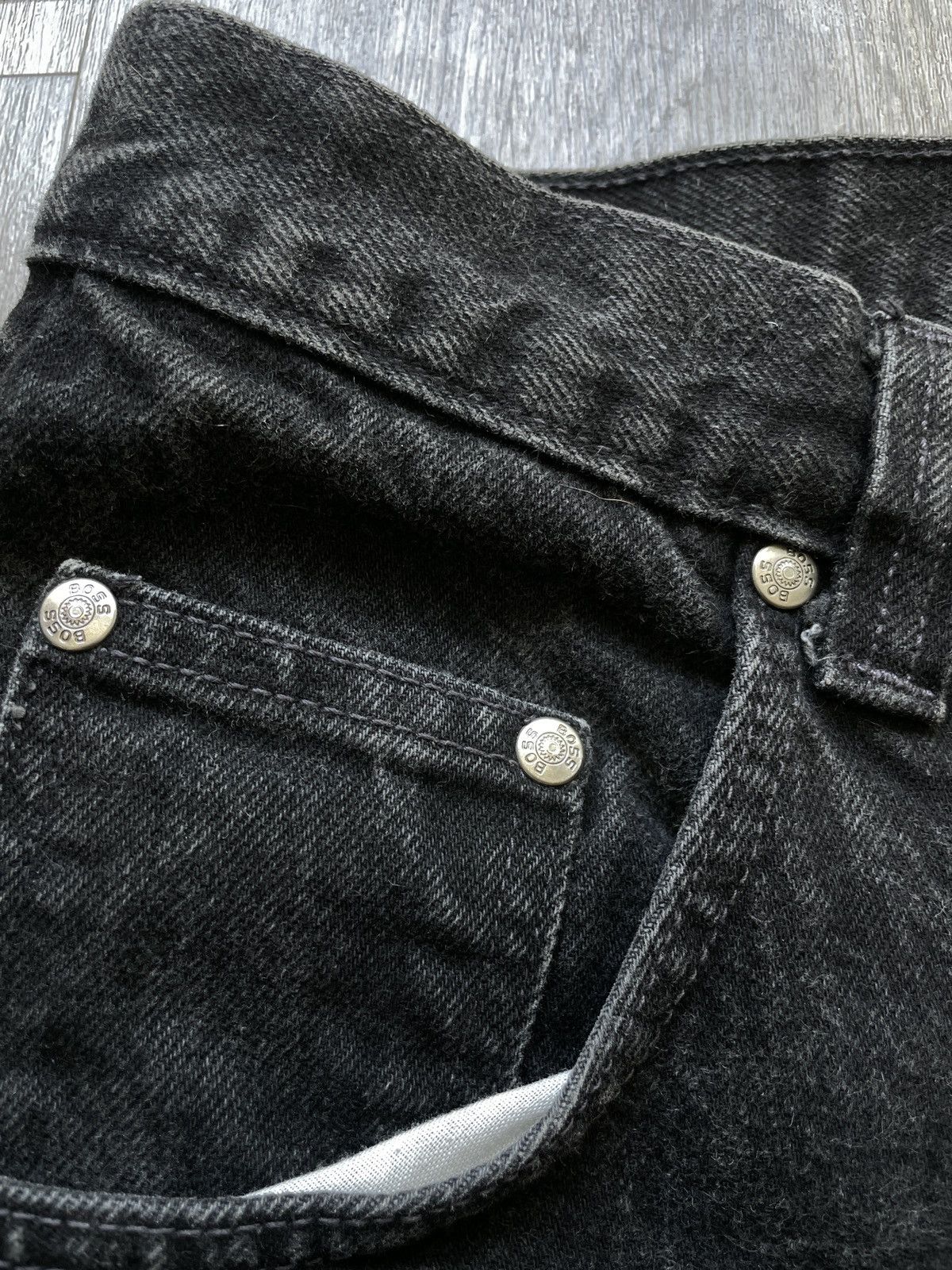 Other Y2K Boss “Big Logo Spell-out” Baggy Jeans (Sz.40x32) Size US 40 / EU 56 - 6 Thumbnail