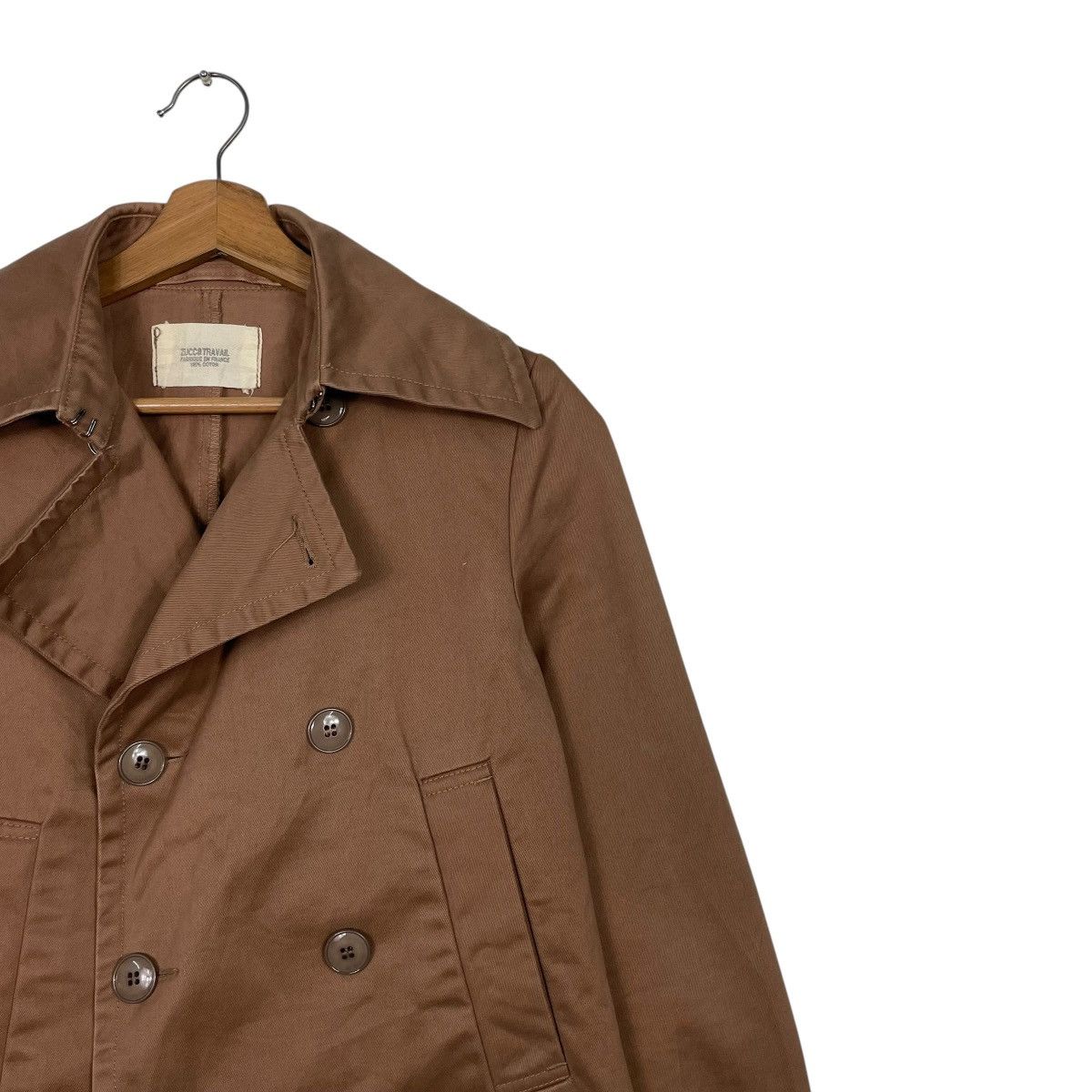 Zucca Zucca Travail Double Breasted Cotton Jacket Size US XS / EU 42 / 0 - 5 Thumbnail