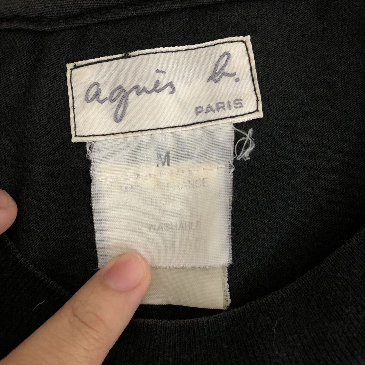 agnes b. AGNES B. Small Logo T-Shirt Size US M / EU 48-50 / 2 - 5 Thumbnail