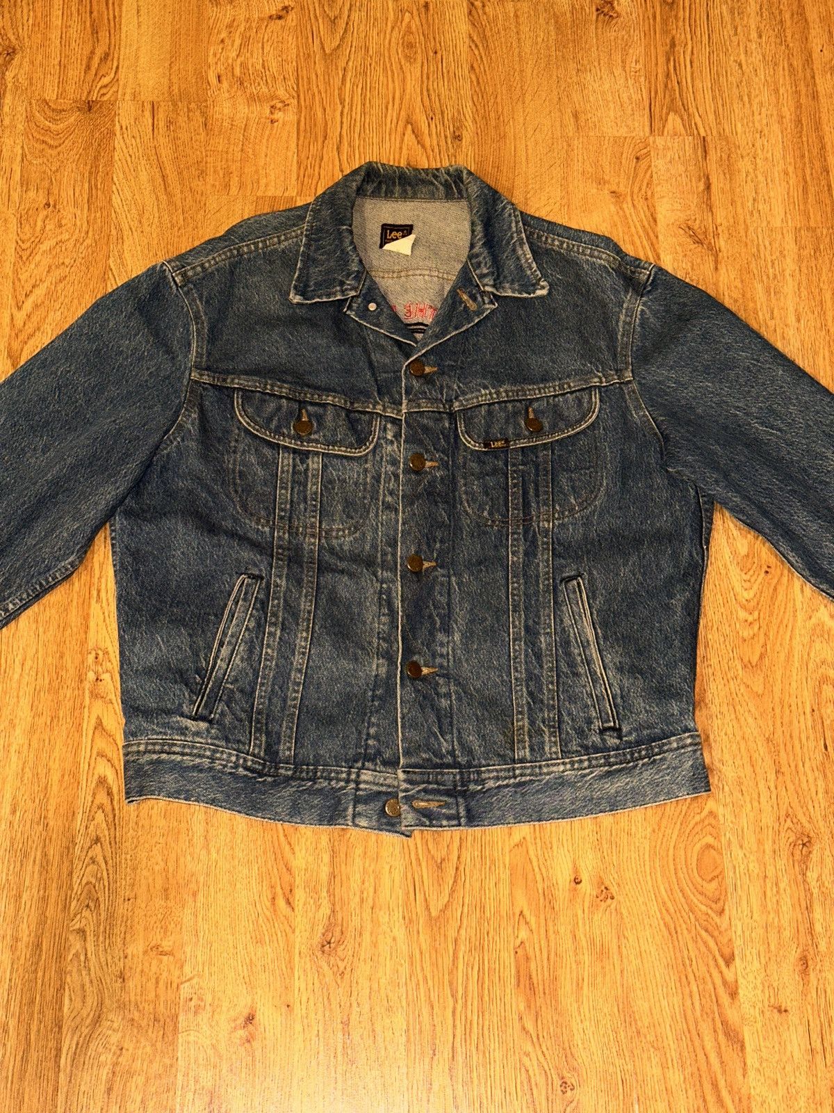 Lee VTG 80s Hard Rock Café New Orleans Lee Denim Jean Jacket Med Size US M / EU 48-50 / 2 - 4 Thumbnail