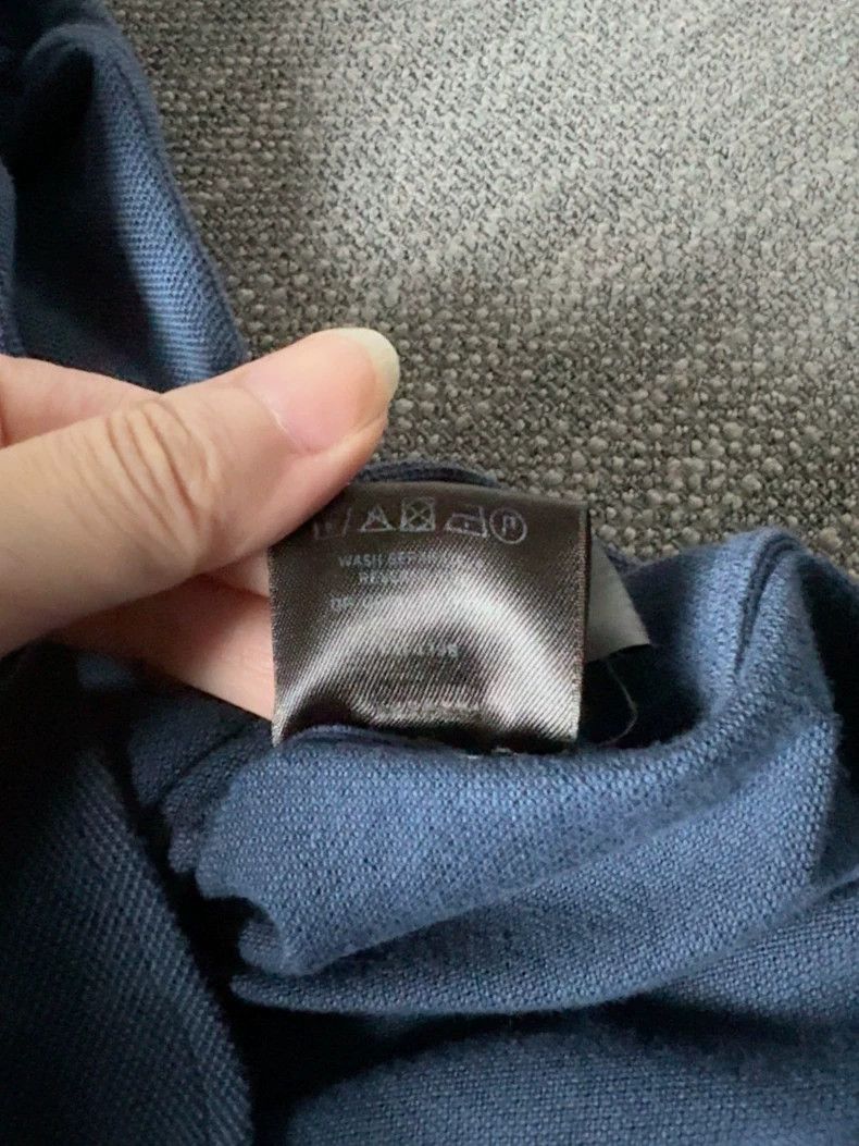 Loro Piana LORO PIANA Long sleeve polo shirt with turned-down collar Size US S / EU 44-46 / 1 - 7 Thumbnail