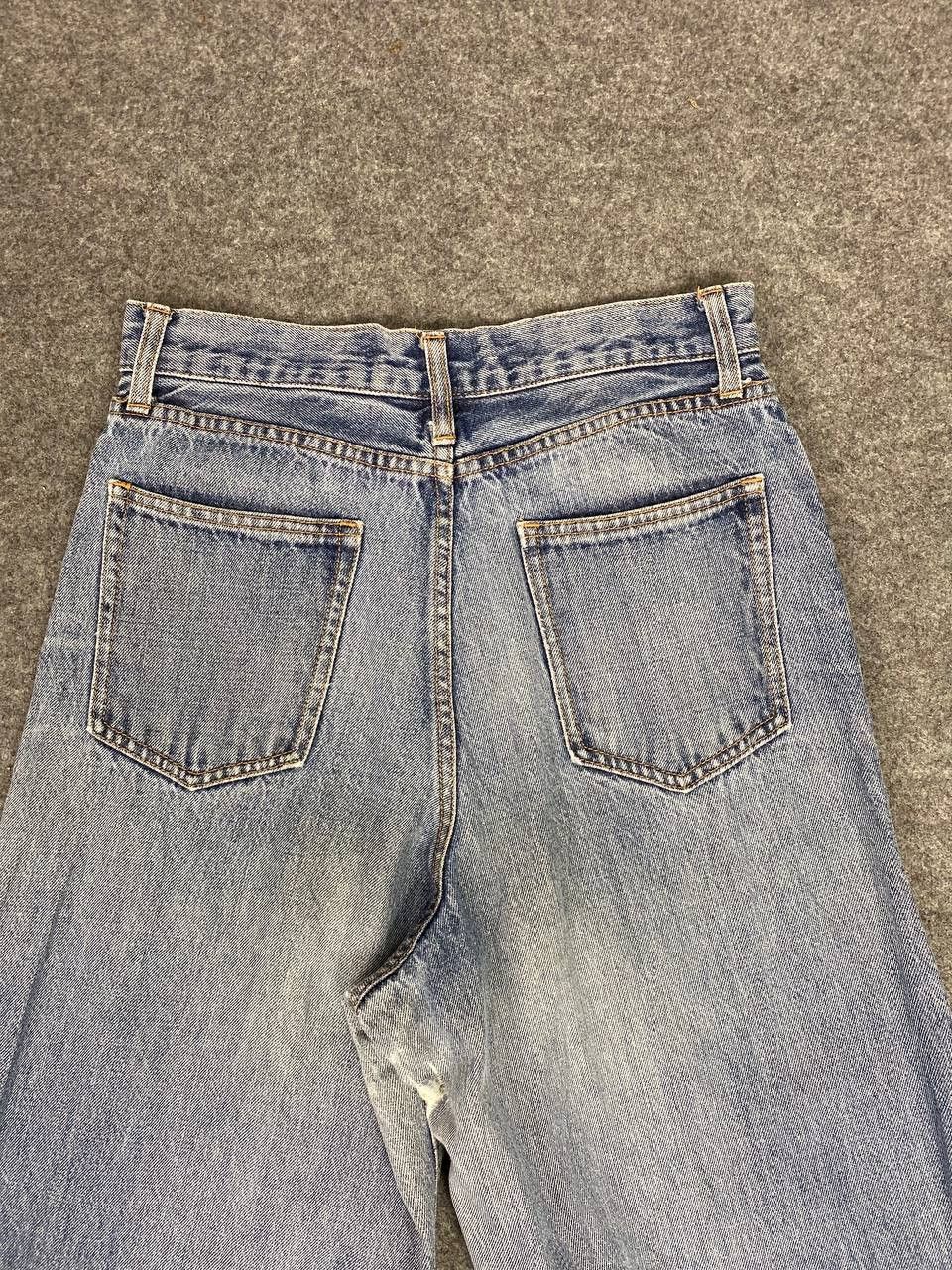 Global Work global work japan wideleg high waist distressed denim Size US 30 / EU 46 - 3 Thumbnail