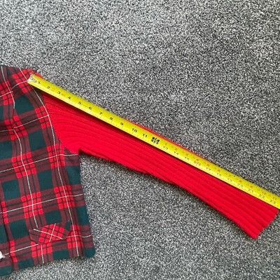 Pendleton Pendleton Women’s M/L Red Plaid Tartan Virgin Wool Button Cr Size L / US 10 / IT 46 - 11 Thumbnail