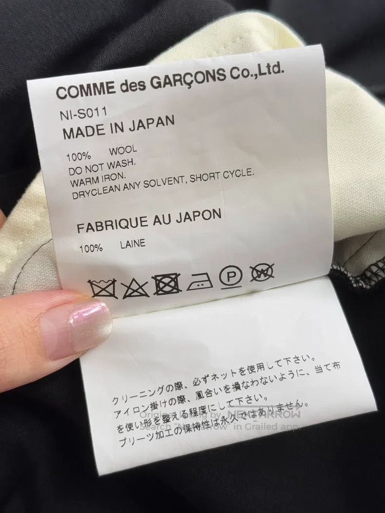 Comme des Garcons Comme des Garcons size S Wool pleated skirt Size 23" - 5 Thumbnail