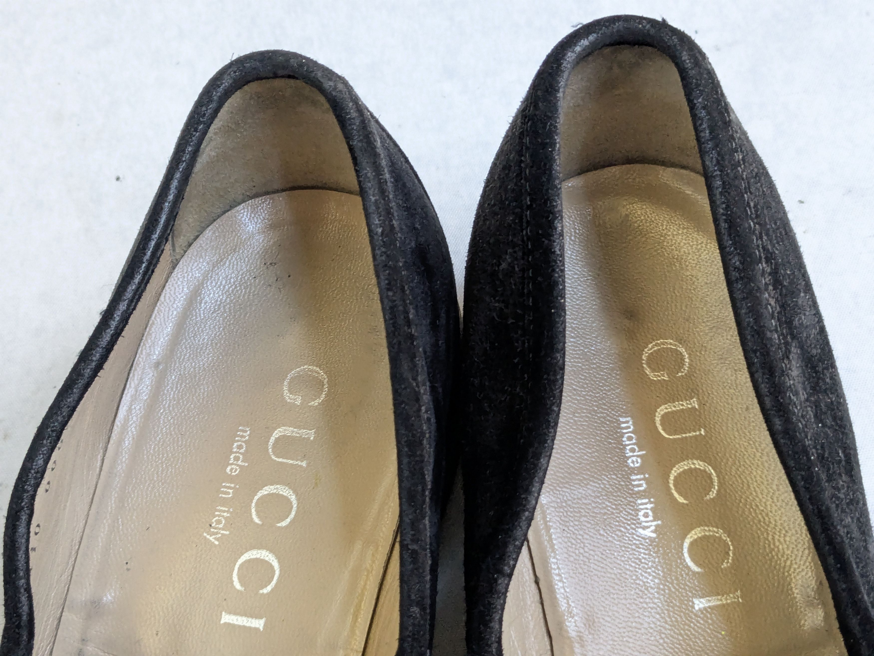 Gucci Gucci Horsebit Loafers Black Suede 9 D Suede Leather Slip On Size US 9 / EU 42 - 2 Thumbnail