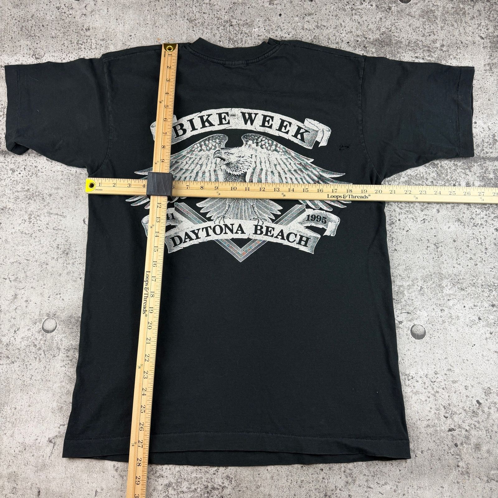 Fruit Of The Loom Vintage Dayton Bike Week 1995 Size Large 90s Biker Shirt Size US L / EU 52-54 / 3 - 9 Thumbnail