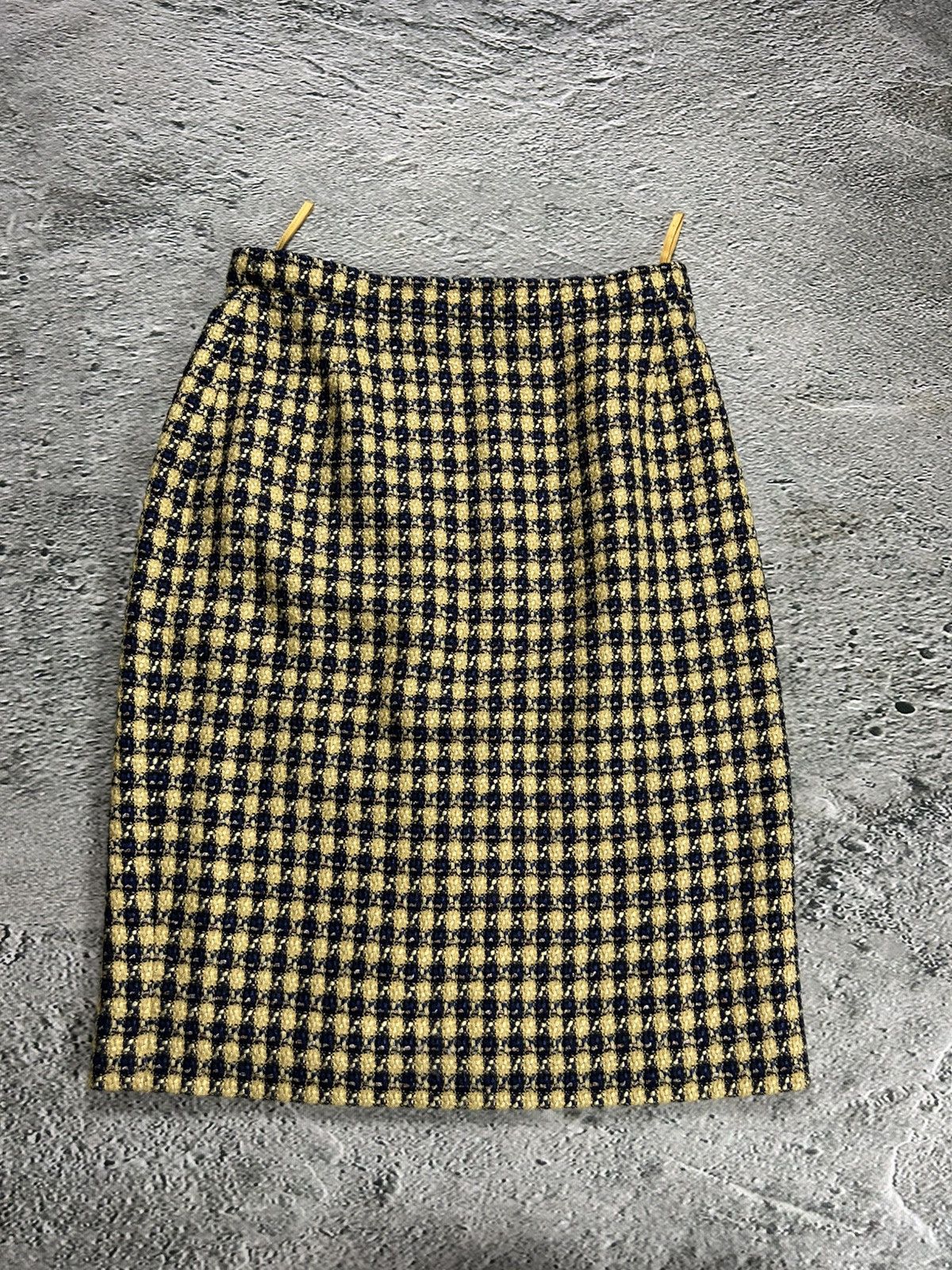 Escada Escada vintage suit wool set blazer + skirt yellow Size XS / US 0-2 / IT 36-38 - 9 Thumbnail