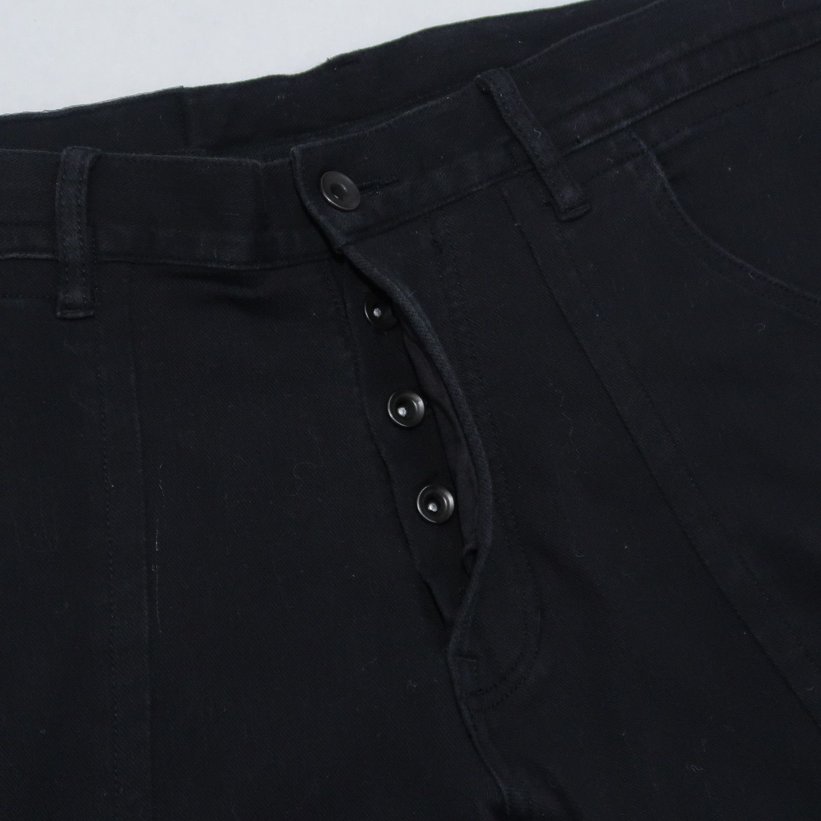 Julius Julius SS14 "Ghost" Spiral Cut Denim Black Size US 34 / EU 50 - 10 Thumbnail