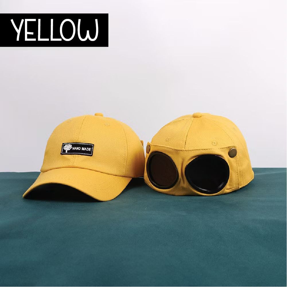 Japanese Brand Casual yellow goggles cap Size ONE SIZE - 2 Thumbnail