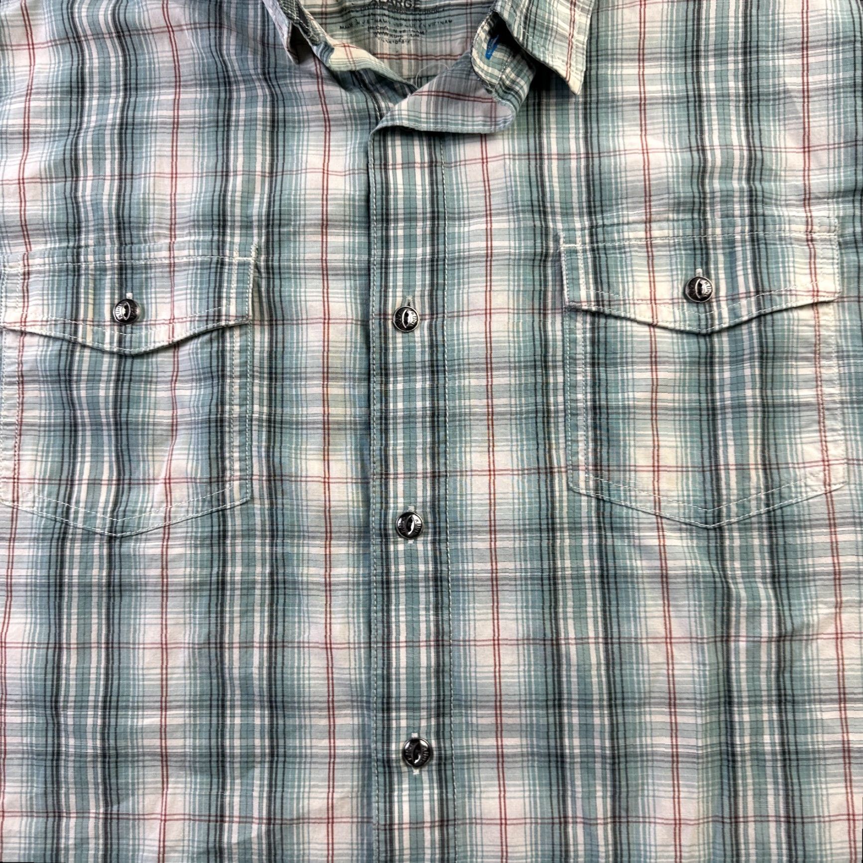 Vintage Kuhl Shirt XL Green Button-Up Outdoors Western Plaid Casual Shirt Mens Size US XL / EU 56 / 4 - 4 Thumbnail