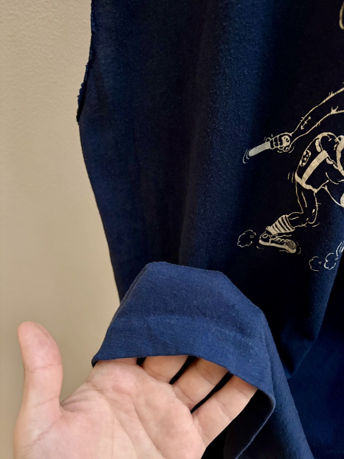 Vintage Duke’s AC true vintage 70s navy blue chopped shirt M Size US M / EU 48-50 / 2 - 3 Thumbnail