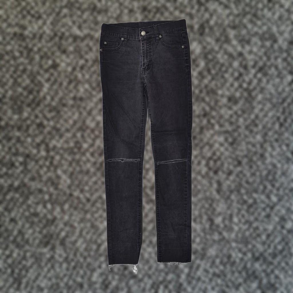 Cheap Monday CHEAP MONDAY Womens Skinny Jeans Black Cotton W26 L28 Size 26" / US 2 / IT 38 - 1 Thumbnail