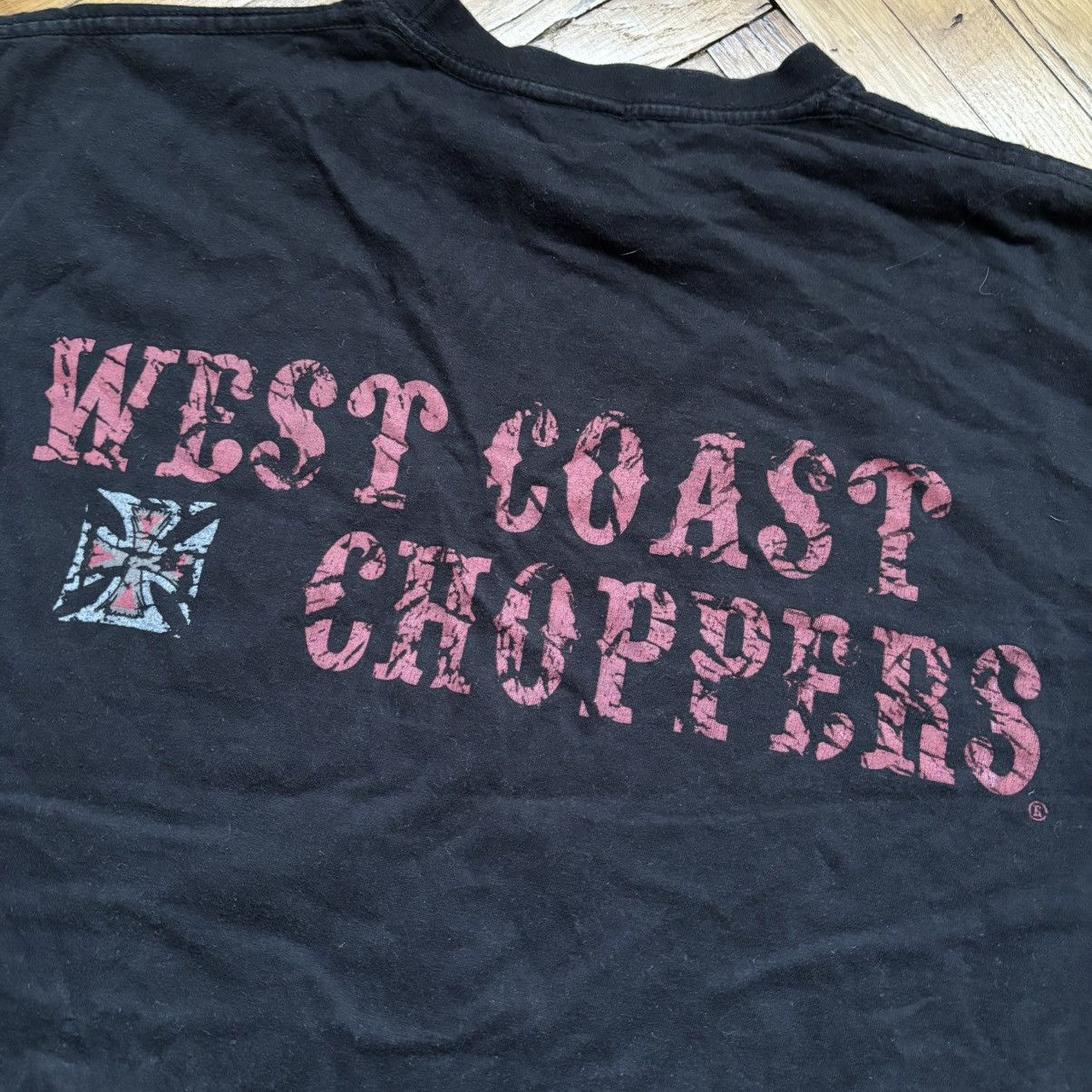 West Coast Choppers Rare Vintage Y2K Black T-Shirt West Coast Choppers Punk Moto Size US L / EU 52-54 / 3 - 5 Thumbnail