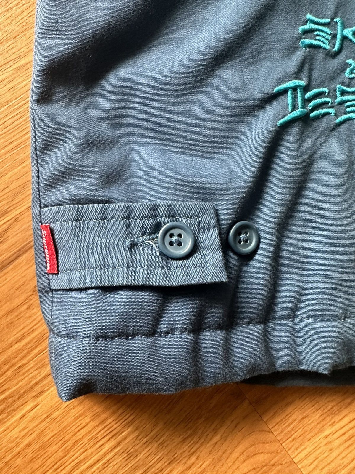 Supreme × Thrasher Supreme x Thrasher Skate And Destroy Blue Bomber Jacket (M) Size US M / EU 48-50 / 2 - 7 Thumbnail